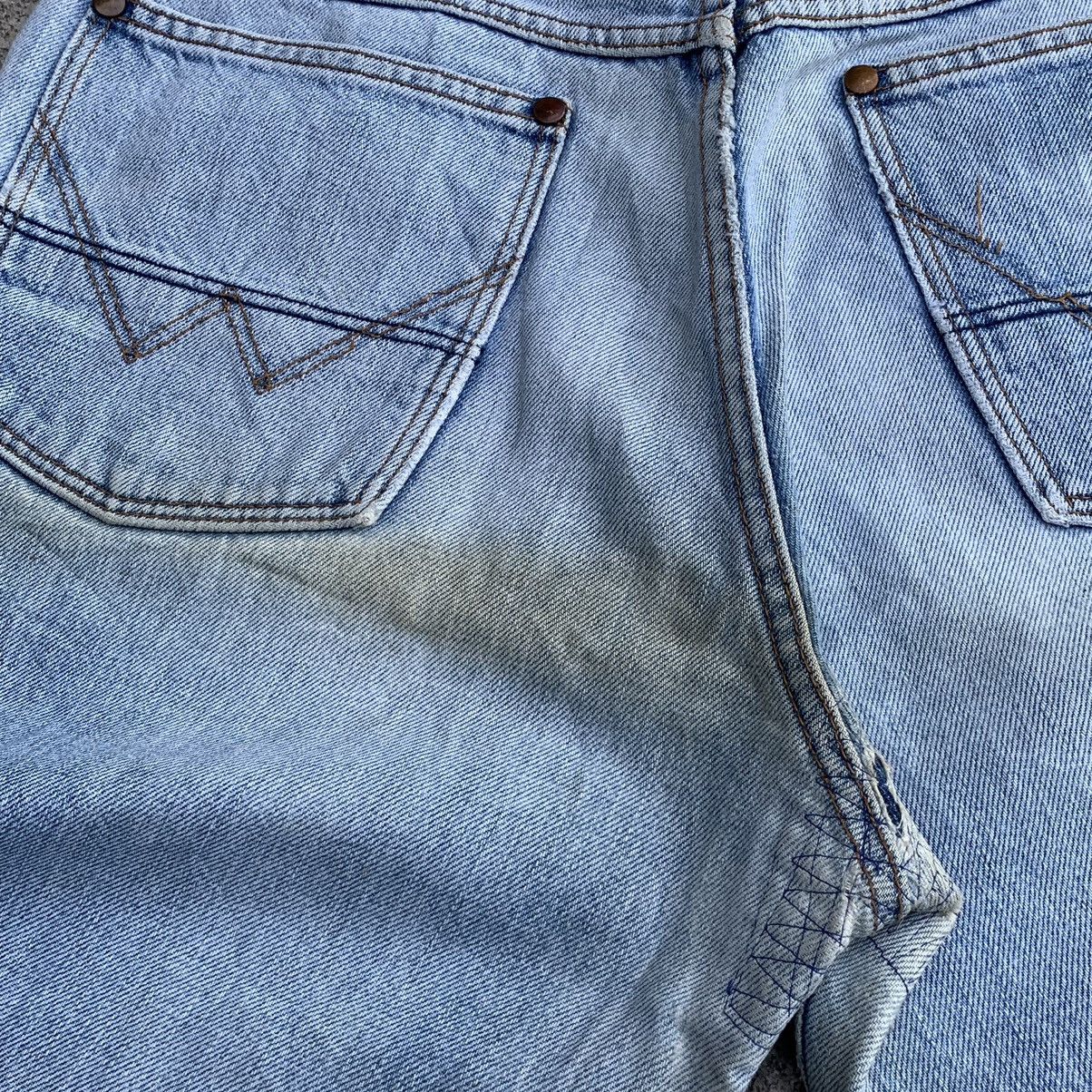 Japanese Brand Vintage Japan Wrangler Distressed Denim Jeans W32 Size US 32 / EU 48 - 13 Thumbnail