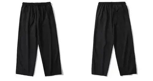 Japanese Brand 20AW Indigo Union Japan Black Straight Legs Sweatpants Size US 32 / EU 48 - 4 Thumbnail