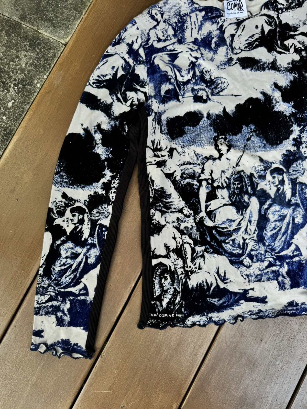 Cop Copine × Japanese Brand COP COPINE PARIS LONG SLEAVE TSHIRT Size M / US 6-8 / IT 42-44 - 4 Thumbnail
