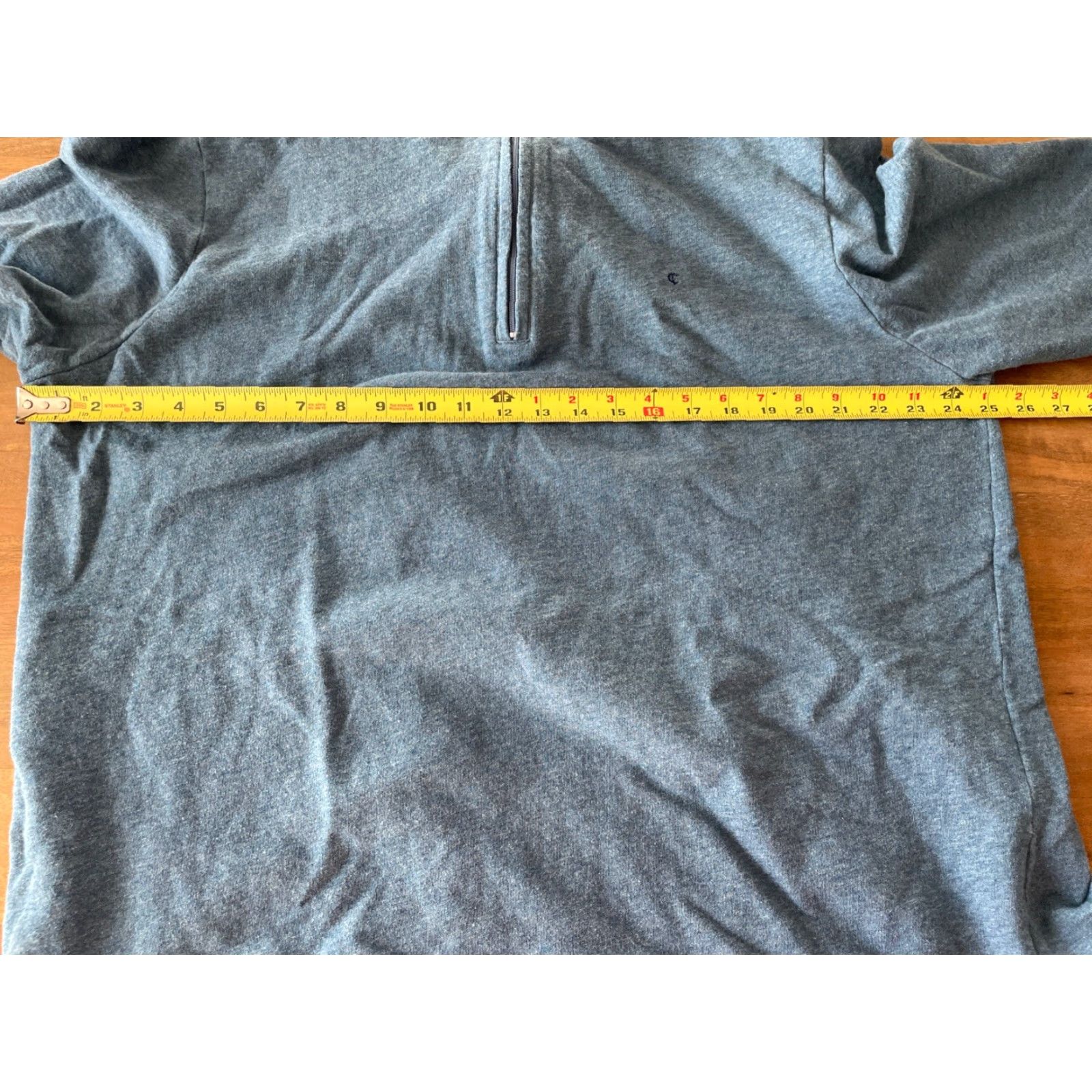 Vintage Criquet 1/4 Zip Pullover Sweater Mens 2XL Turquoise Blue Cotton Logo Preppy Golf Shirt Size US XXL / EU 58 / 5 - 5 Thumbnail