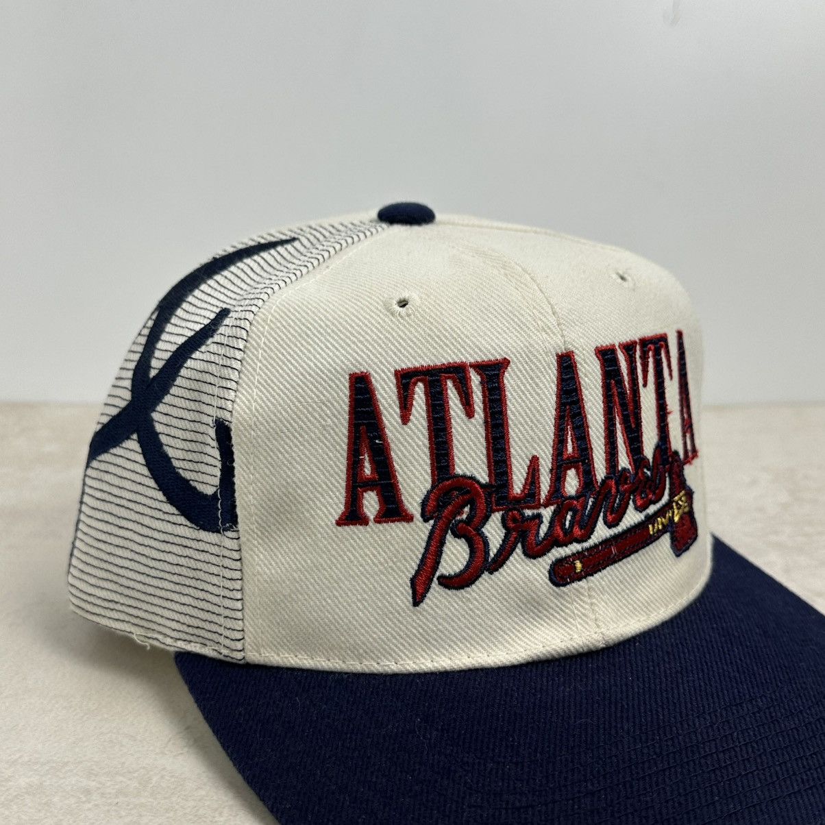 Vintage Vintage Atlanta Braves Laser Sports Special 90s Hat Size ONE SIZE - 2 Thumbnail