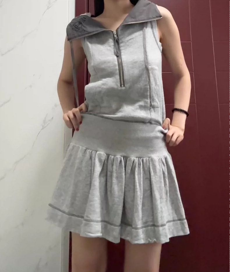 Vivienne Westwood Vivienne Westwood Sleeveless Gray Dress - dmc Size US M / EU 48-50 / 2 - 1 Thumbnail