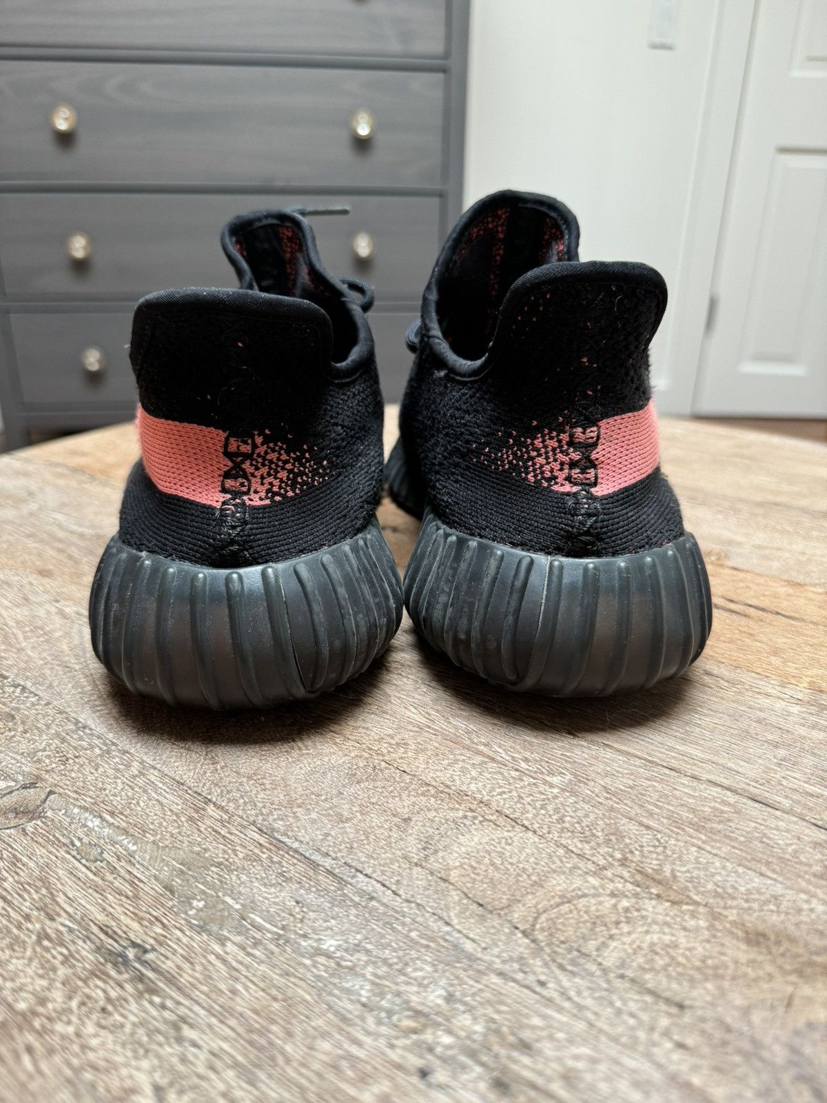 Adidas × Kanye West Adidas Yeezy 350 V2 Solar Reds Size US 11 / EU 44 - 3 Thumbnail