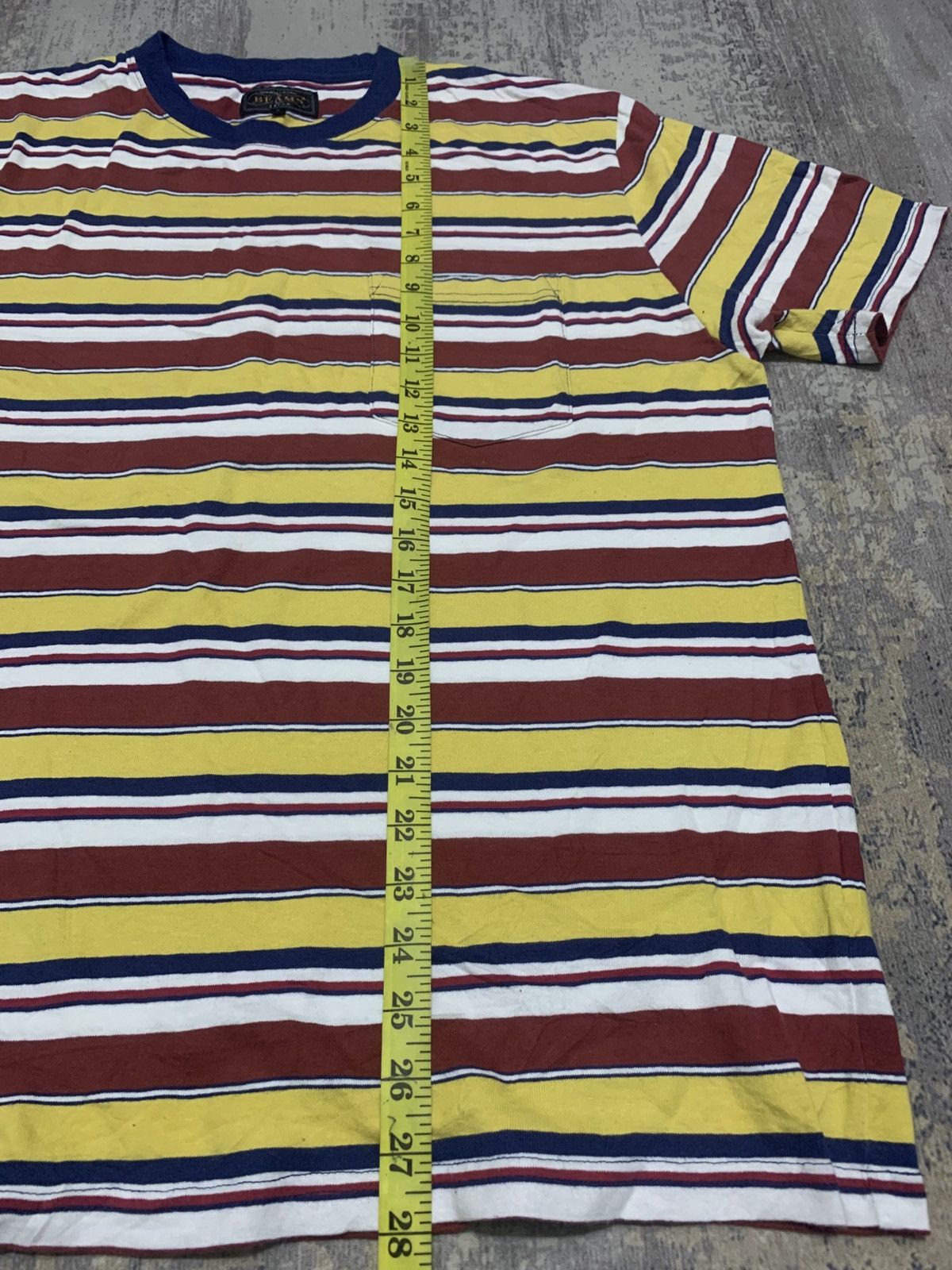 Beams Plus Japanese Brand BEAMS Plus japan multicolor striped tee Size US L / EU 52-54 / 3 - 8 Thumbnail