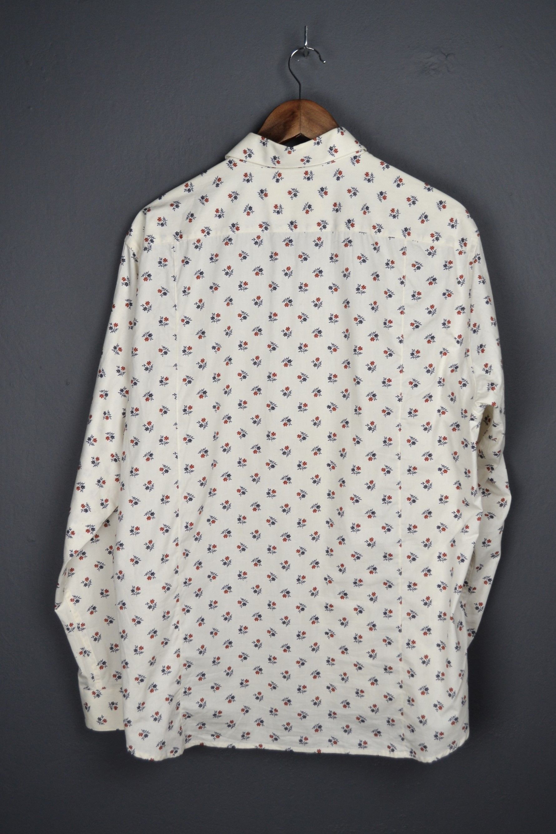 18 Waits 18 Waits Dylan Vintage Flowers White shirt XL Size US XL / EU 56 / 4 - 2 Thumbnail