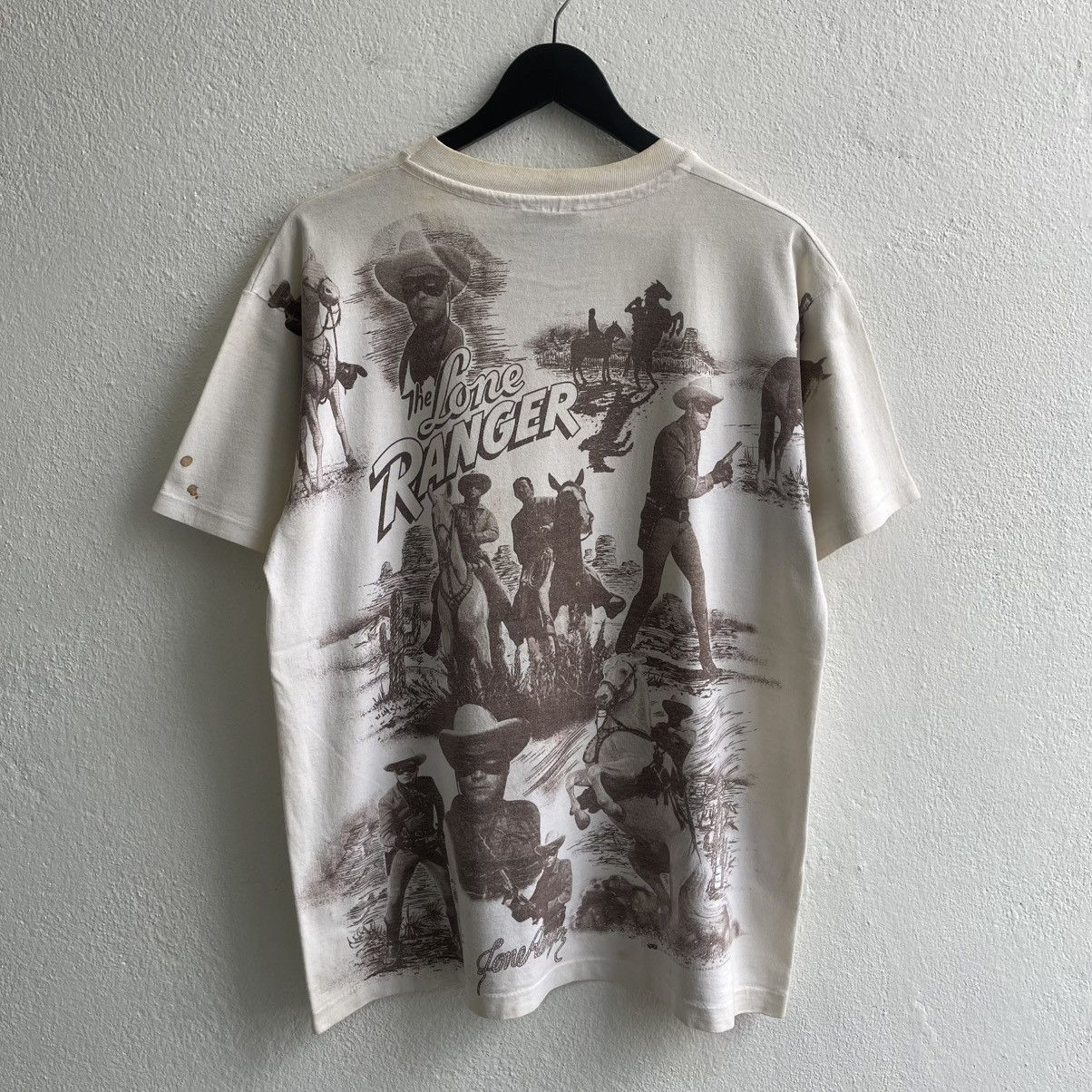 Vintage Vintage 90's Lone Ranger Movie Shirts Size US M / EU 48-50 / 2 - 9 Thumbnail