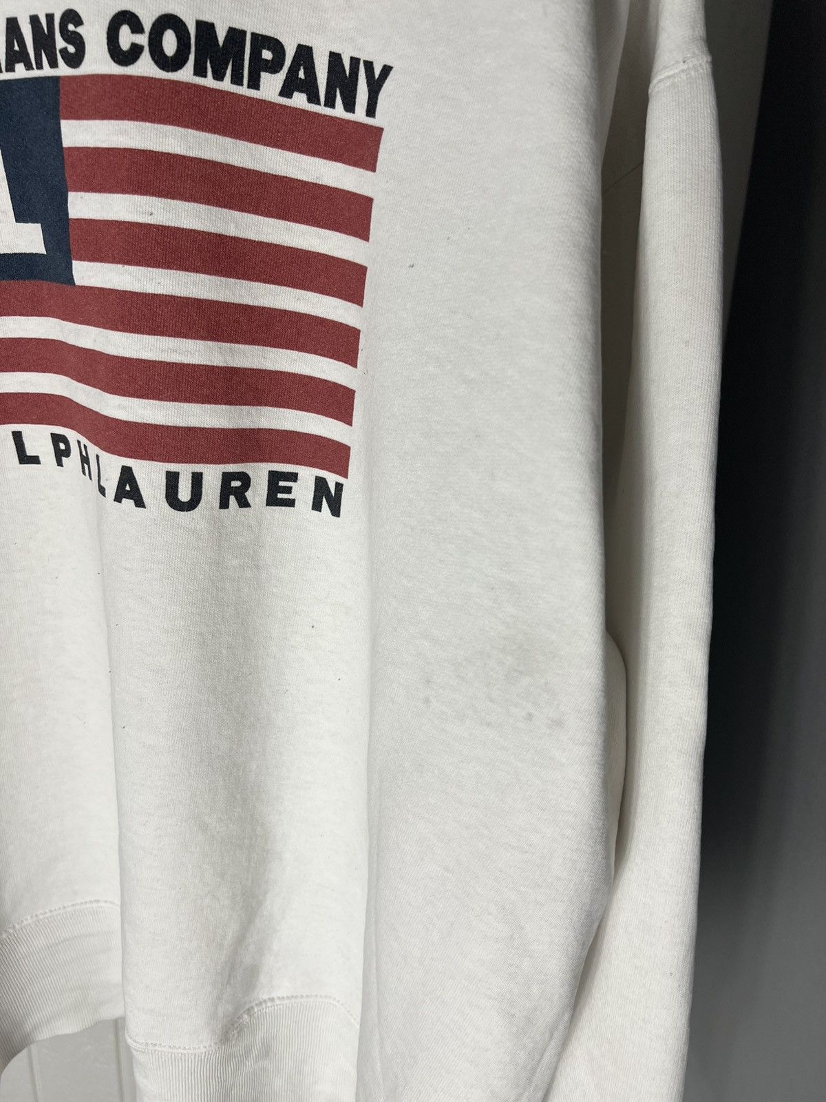 Polo Ralph Lauren × Vintage VERY RARE POLO RALPH LAUREN COMPANY JEANS USA FLAG Y2K 90s Size US XL / EU 56 / 4 - 5 Thumbnail