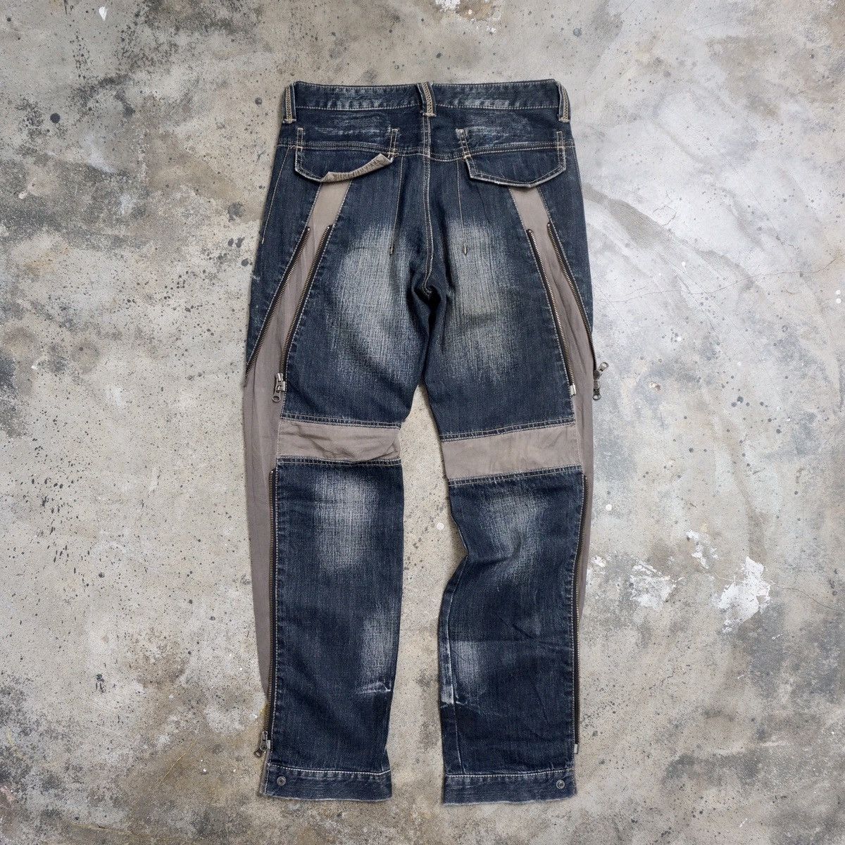 PPFM PPFM multi zipper Jeans Size US 32 / EU 48 - 8 Thumbnail