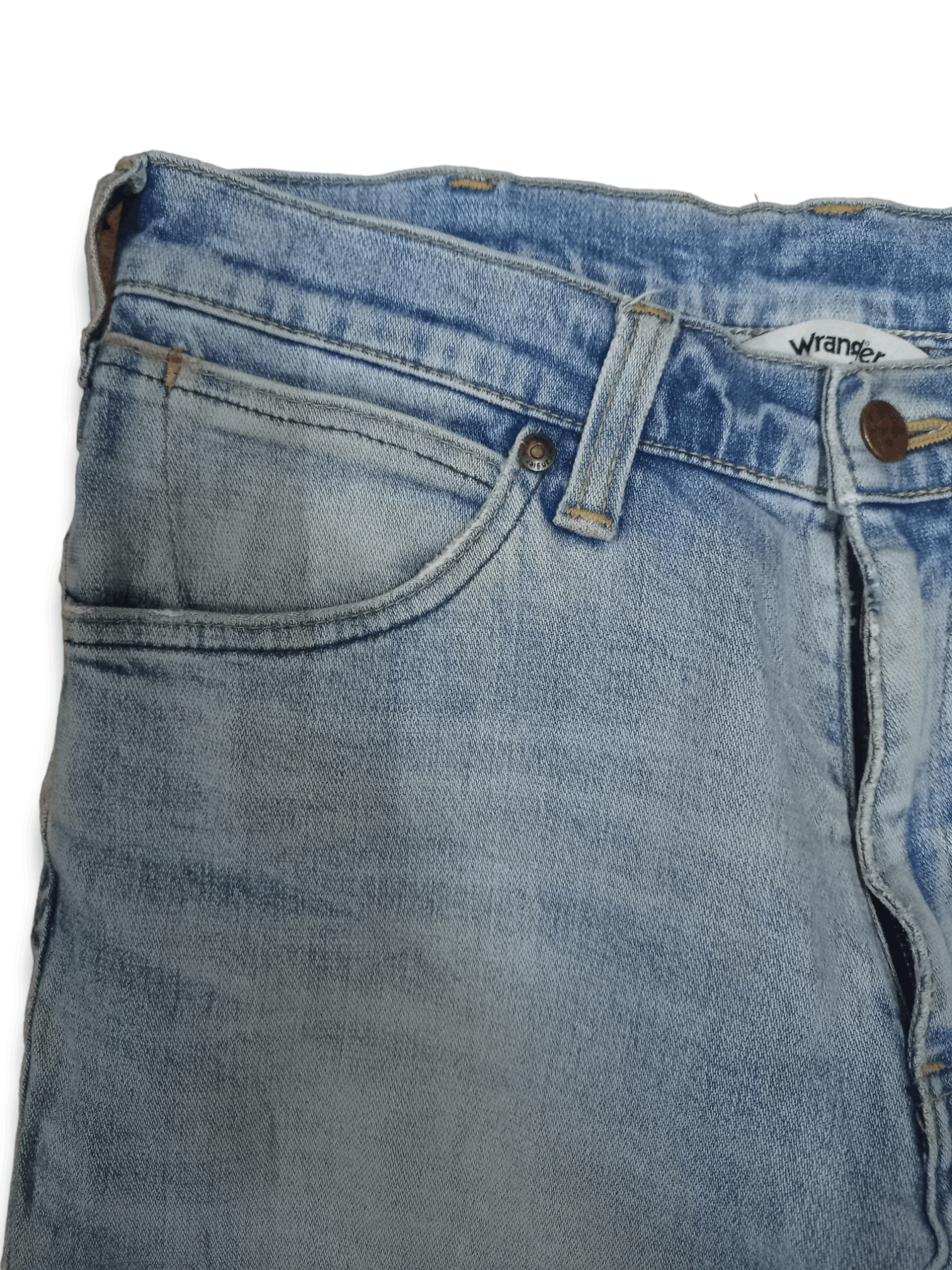 Wrangler Vintage Wrangler Light Wash Distressed Loose Jeans Size US 29 - 4 Thumbnail