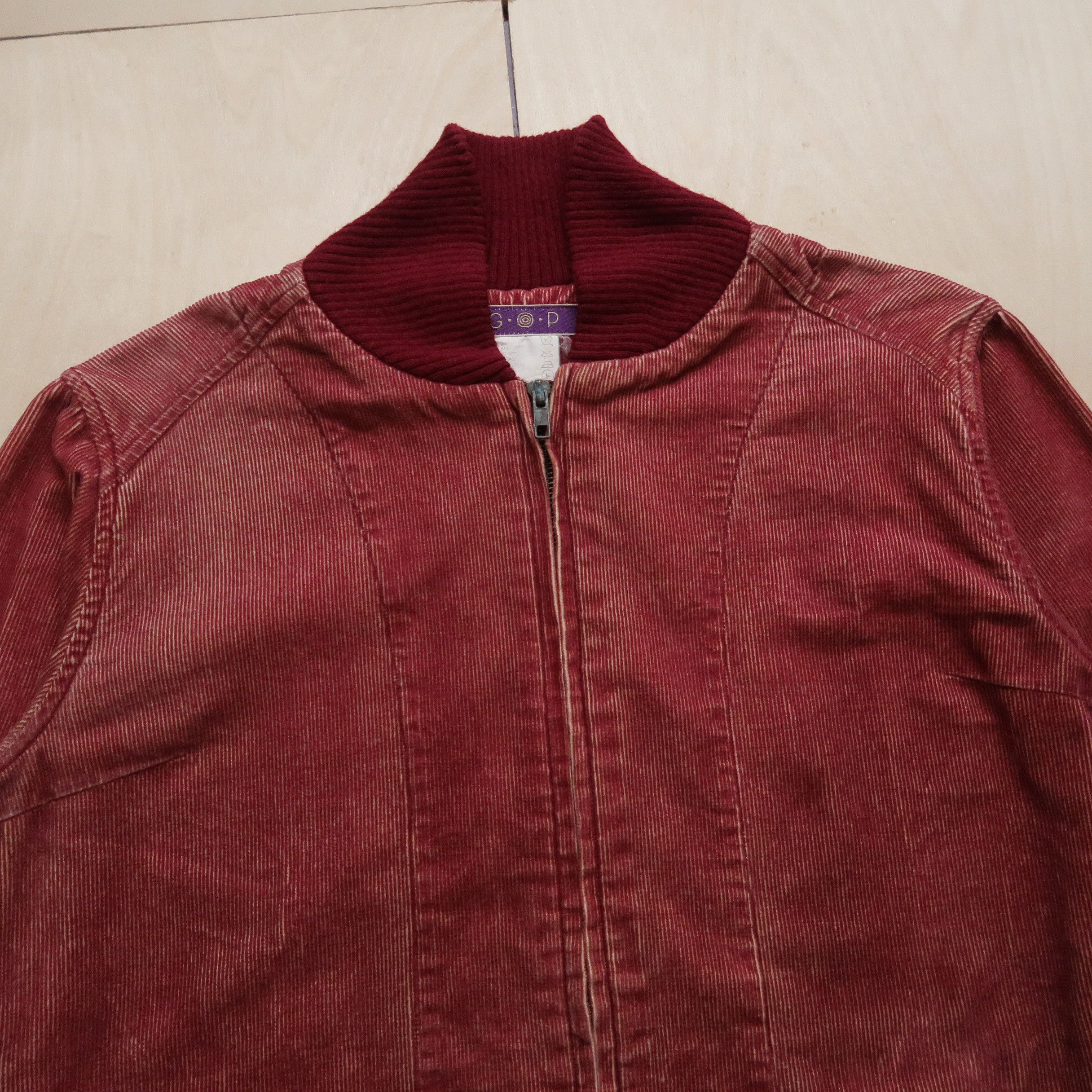 Le Grande Bleu (L.G.B.) 1990s LGB Le Grand Bleu GOP Corduroy Jacket Bomber Size US L / EU 52-54 / 3 - 8 Thumbnail