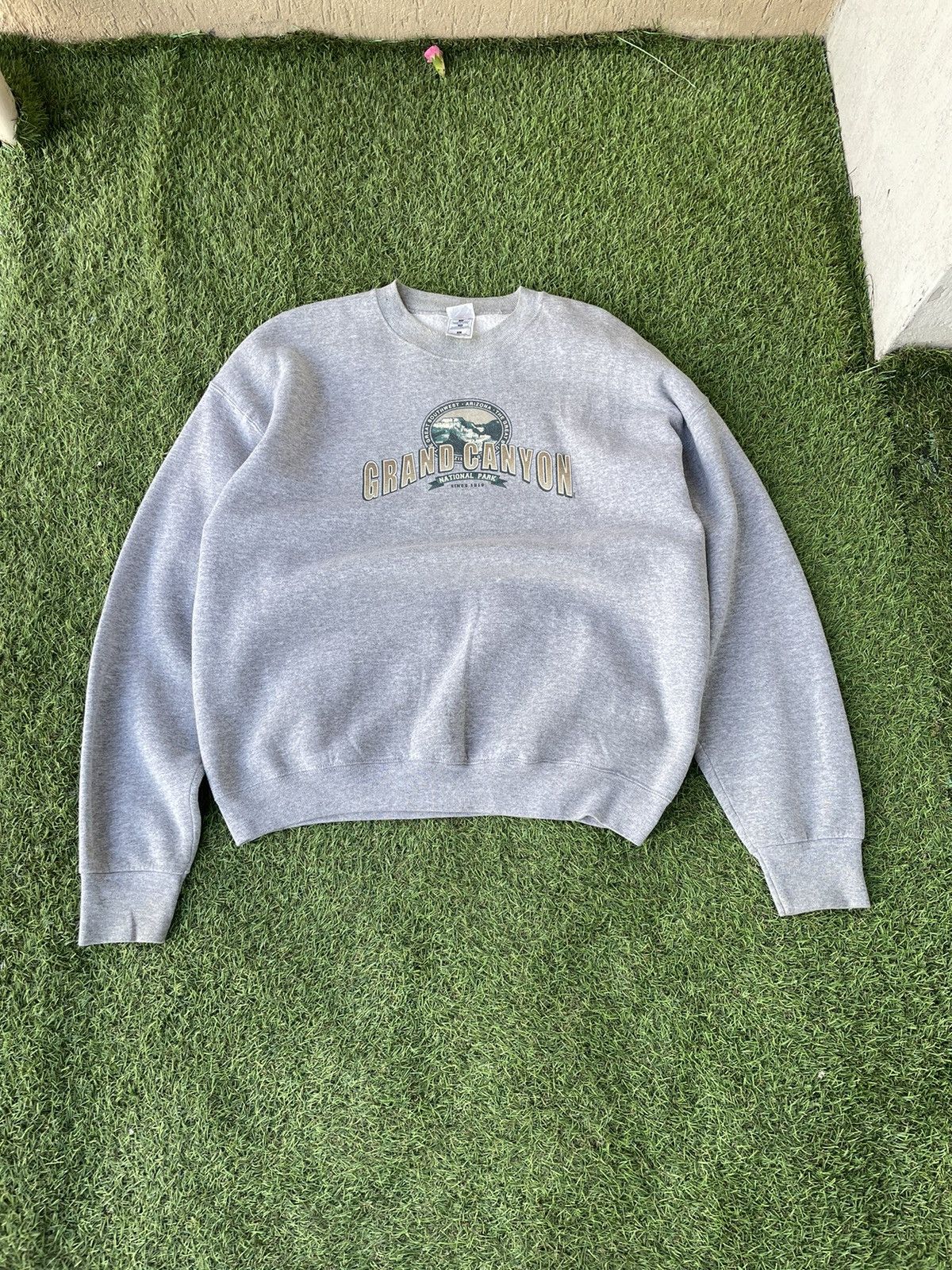 Japanese Brand × Vintage Vintage crewneck longsleeve grand canyon sweatshirt fotl Size US XL / EU 56 / 4 - 2 Thumbnail