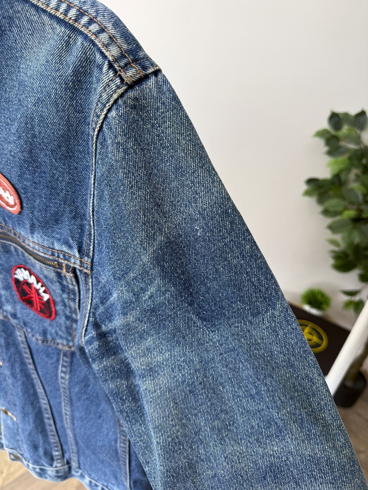 Audi Vintage Audi Denim Jacket Custom Patchwork Yamaha Elvis Size US M / EU 48-50 / 2 - 12 Thumbnail