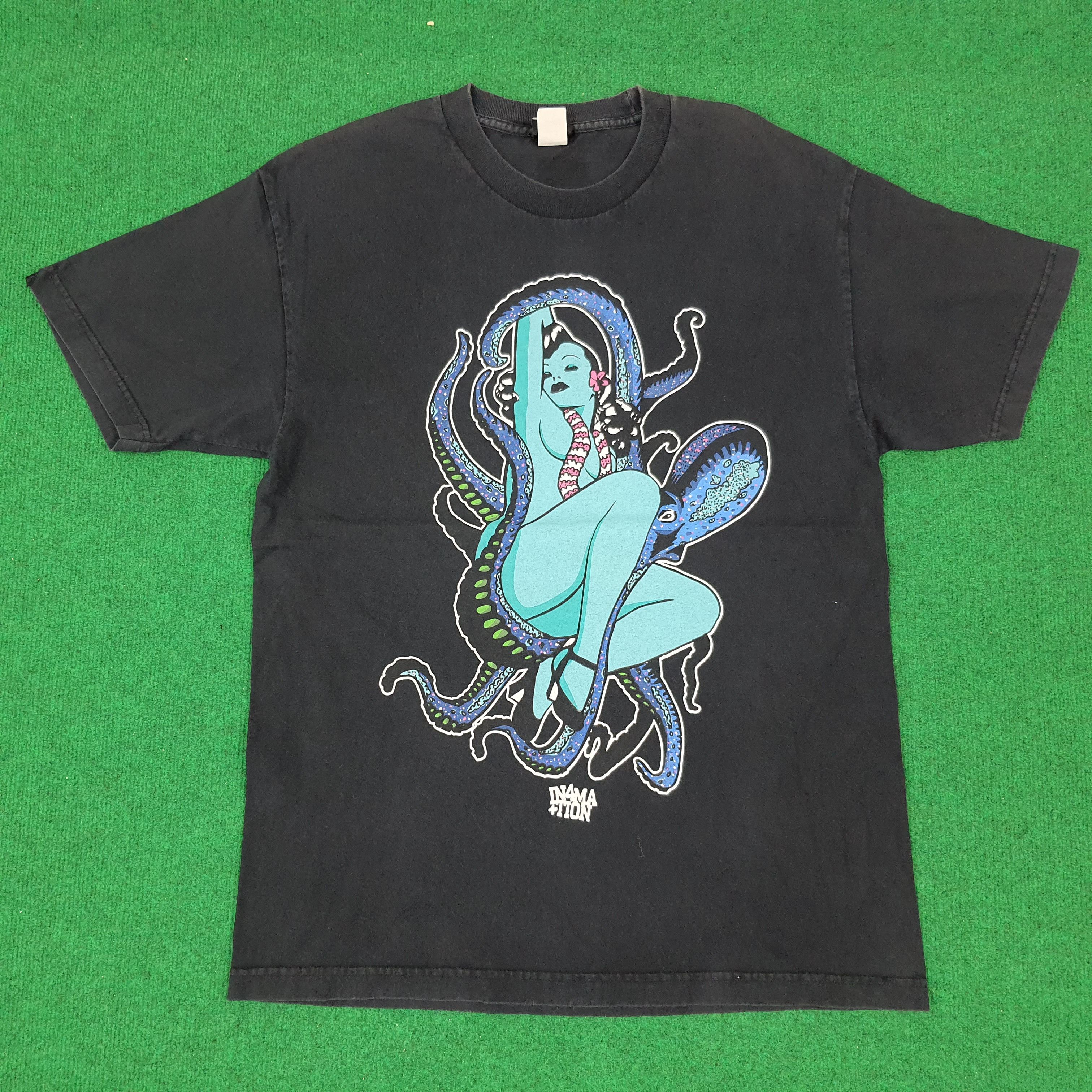 IN4MATION × Vintage Vintage In4mation Hawaii Style Streetwear Surf Tshirt Size US M / EU 48-50 / 2 - 1 Thumbnail