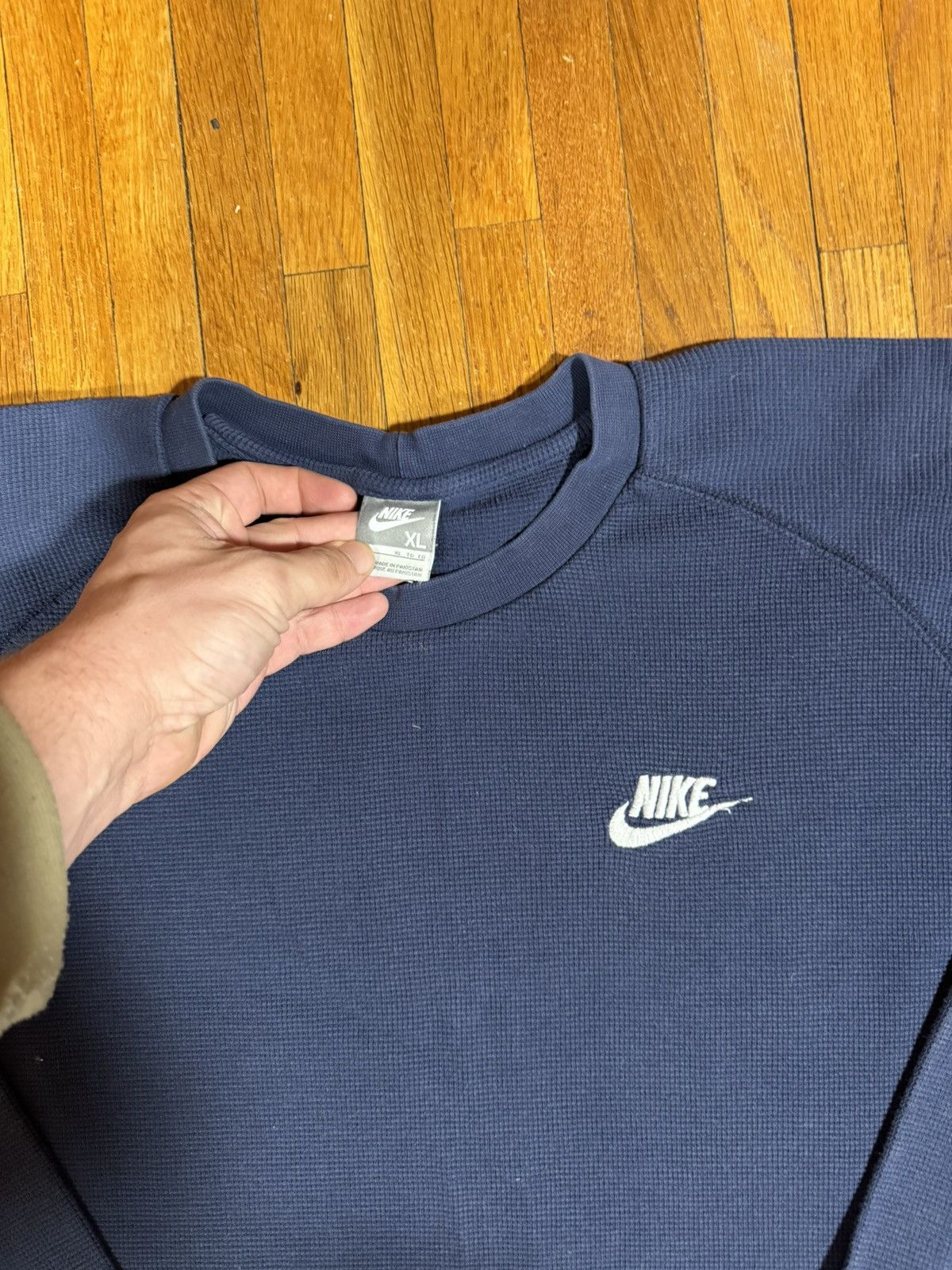 Nike × Vintage Vintage Nike Long Sleeve Shirt Size US XL / EU 56 / 4 - 3 Thumbnail