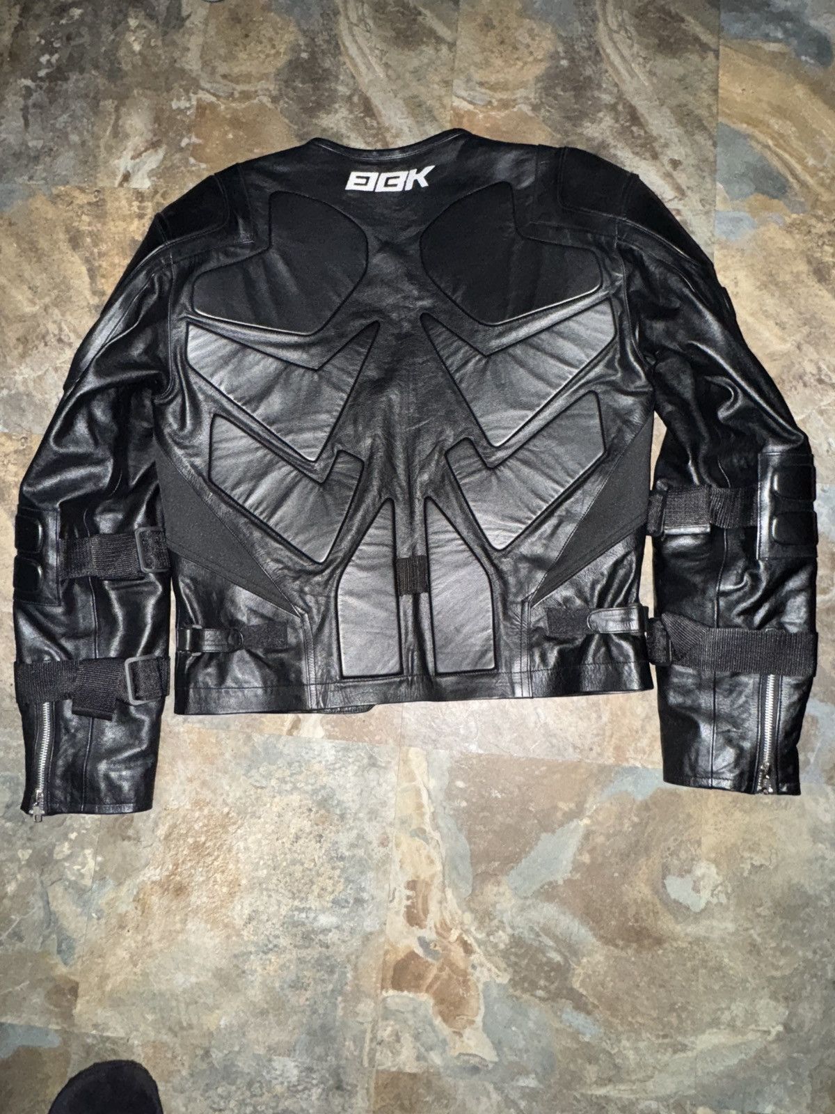 Designer By Bradley Kirkham Leather “Acrylic” padded Jacket Size US M / EU 48-50 / 2 - 3 Thumbnail