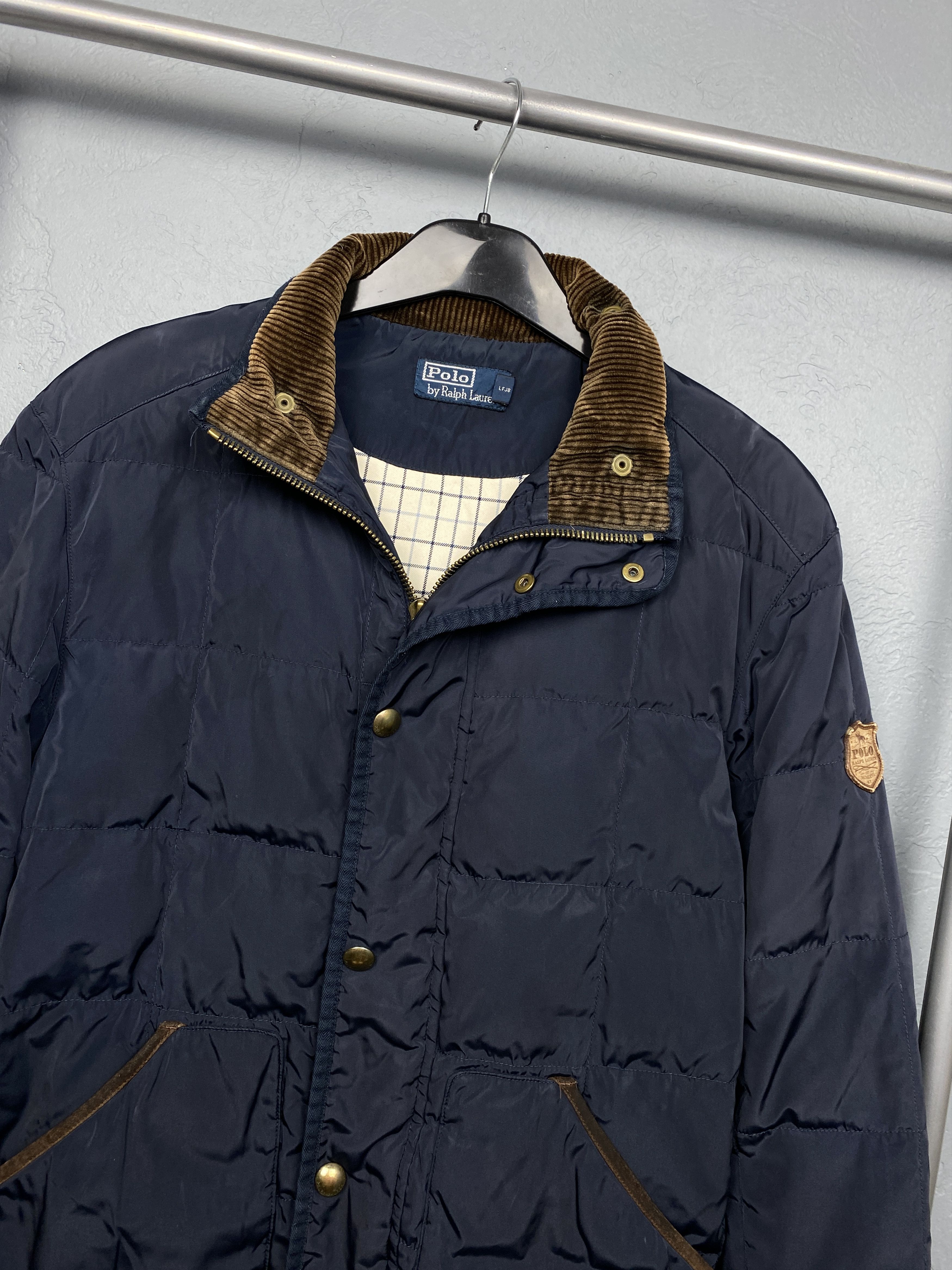 Polo Ralph Lauren × Ralph Lauren × Vintage Polo Ralph Lauren Vintage Mens Nylon Down Puffer Jacket Size US M / EU 48-50 / 2 - 2 Thumbnail
