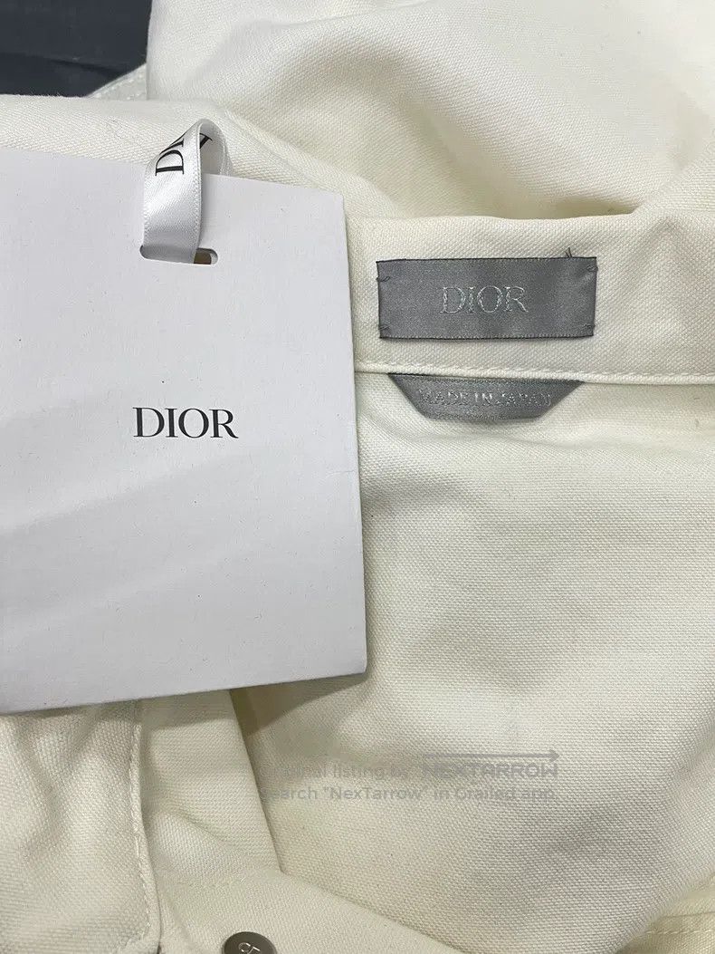Dior Dior Beige colour splash ink denim jacket Size US S / EU 44-46 / 1 - 4 Thumbnail
