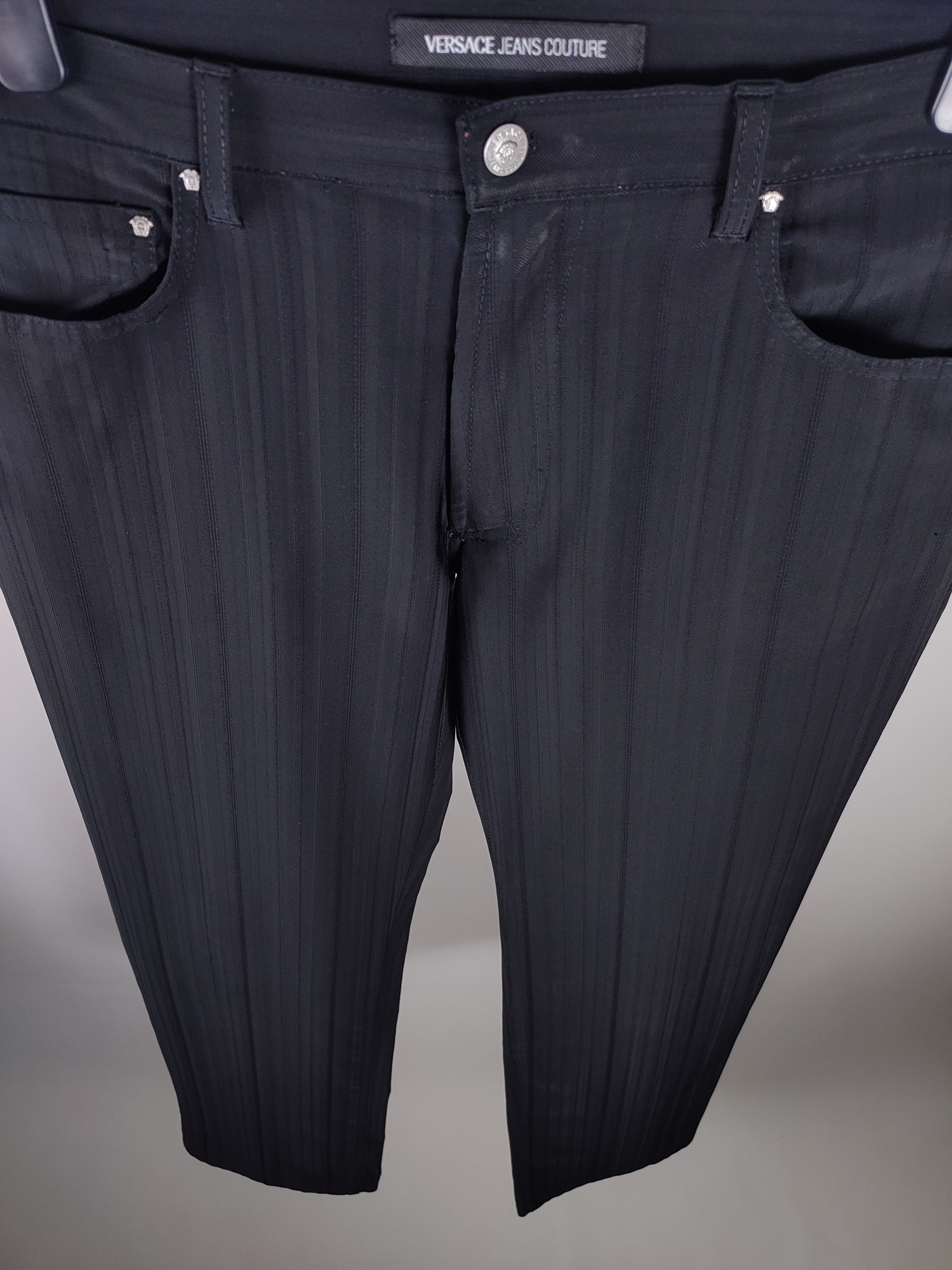 Versace Versace Vintage Striped Stretchy Trousers Pants Size US 36 / EU 52 - 10 Thumbnail