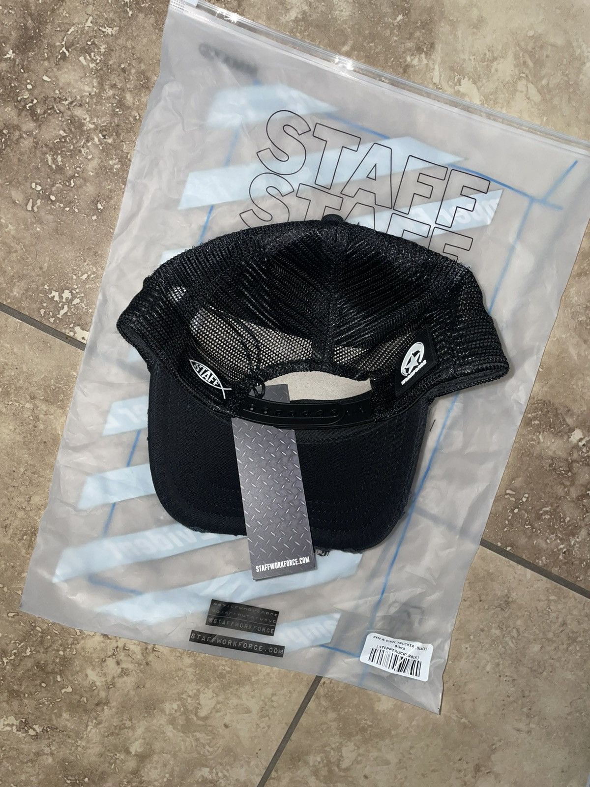 STAFF WORKFORCE STAFF WORKFORCE PEN & PIXEL TRUCKER BLACK SNAPBACK BRAND NEW Size ONE SIZE - 3 Thumbnail
