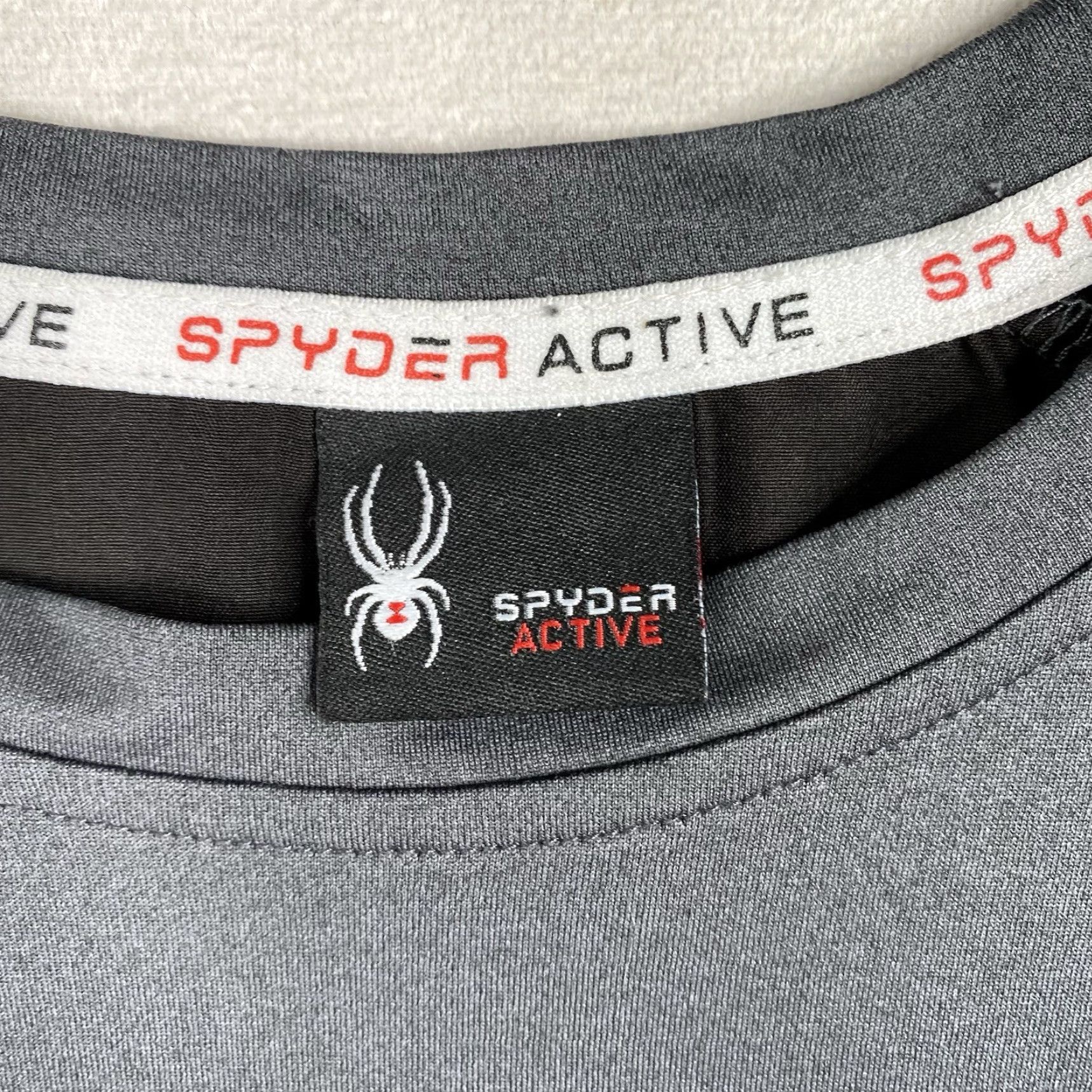 Spyder Spyder Active Top Mens L/XL Compression Zip Pocket ProW=B Running Athletic Gym Shirt Size US L / EU 52-54 / 3 - 4 Thumbnail