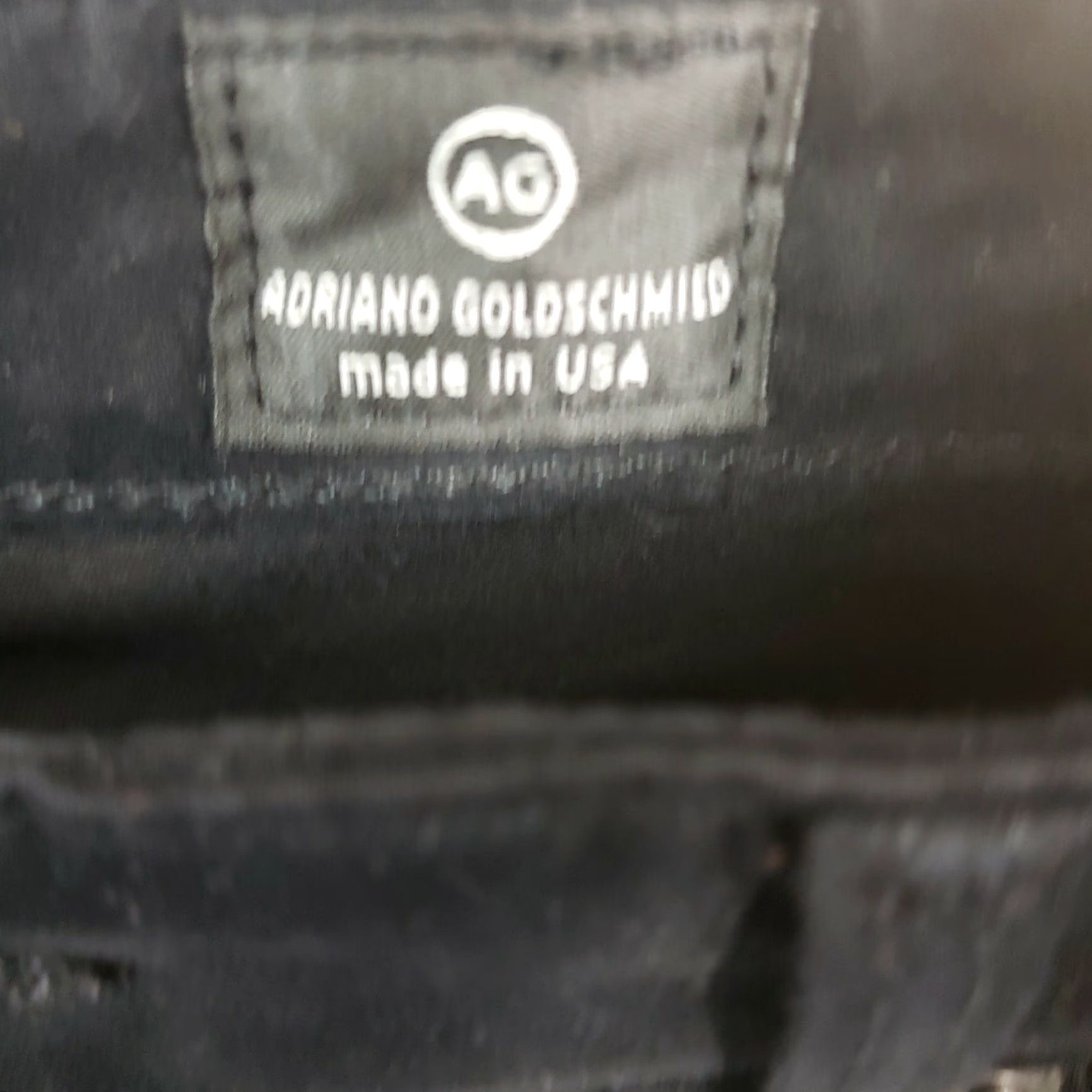 Vintage Adriano Goldschmied Womens Leggings The Middi Mid Rise Sz 29 Solid Black Size 29" - 6 Thumbnail