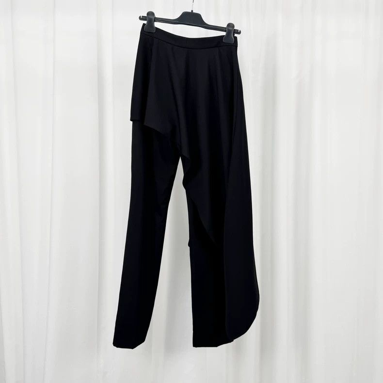 Alexander McQueen Alexander Mcqueen Show black irregular skirt casual trouse Size 26" / US 2 / IT 38 - 2 Thumbnail
