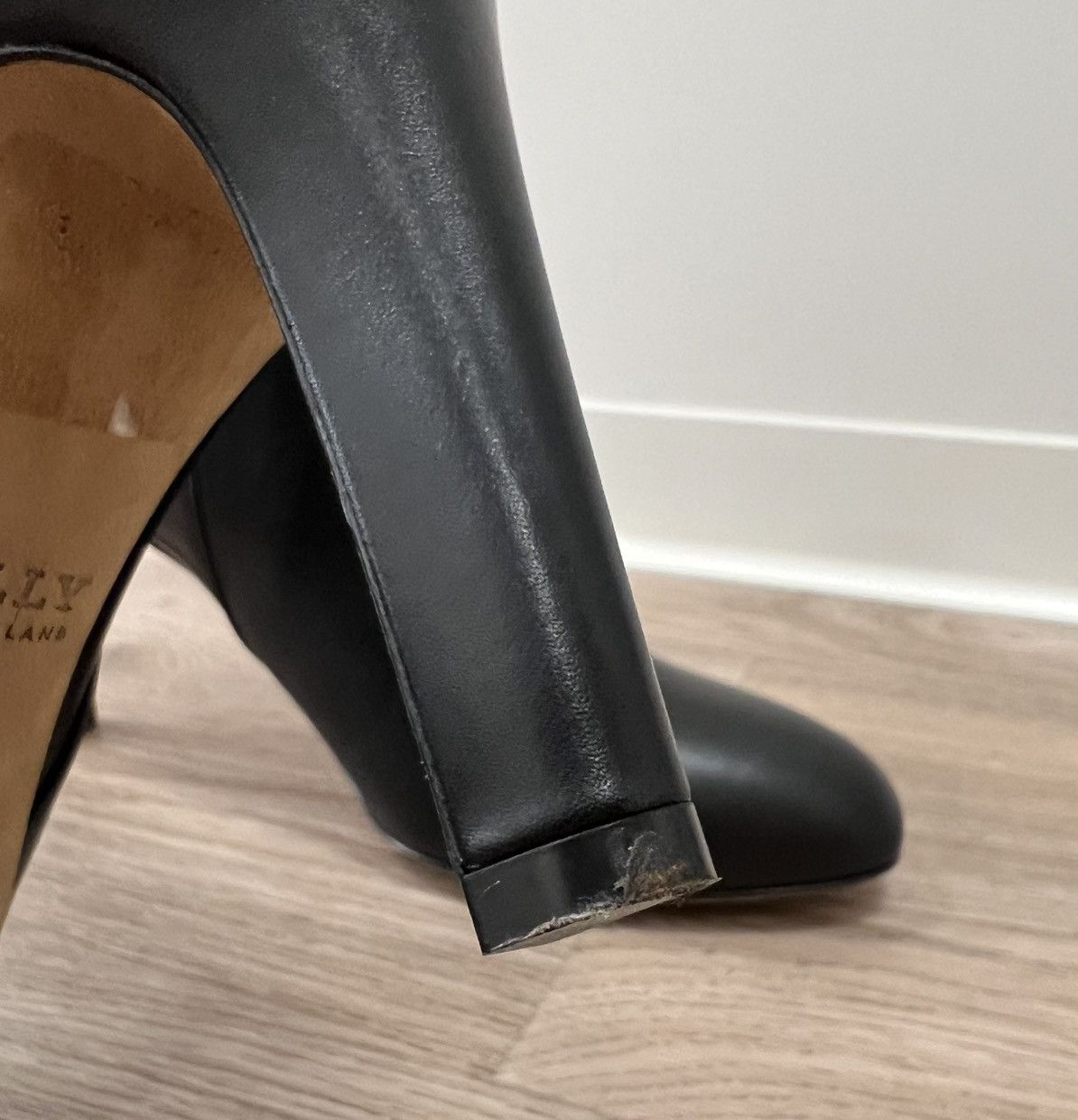 Bally Bally Switzerland Black Leather Ankle Heels Boots Size US 8 / IT 38 - 12 Thumbnail