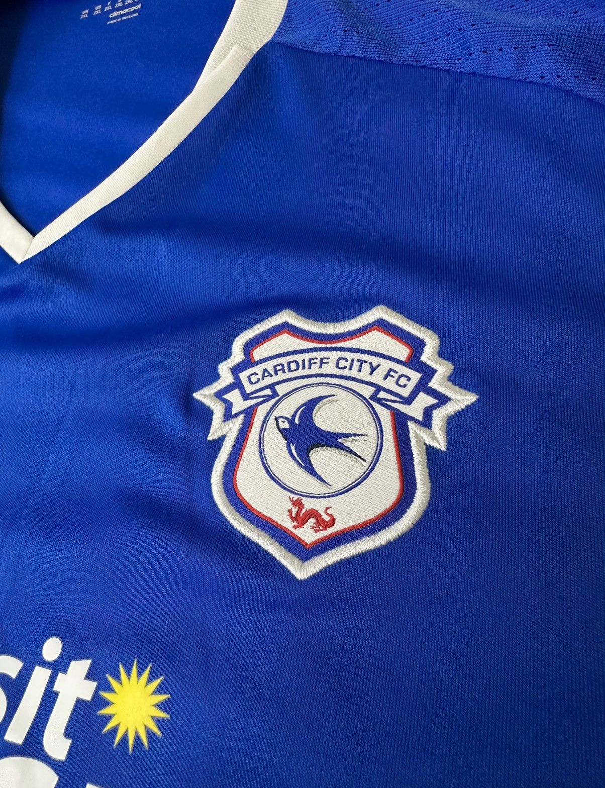 Adidas Adidas Cardiff Football Shirt XXL 2016 Jersey PERFECT Condit Size US XXL / EU 58 / 5 - 4 Thumbnail
