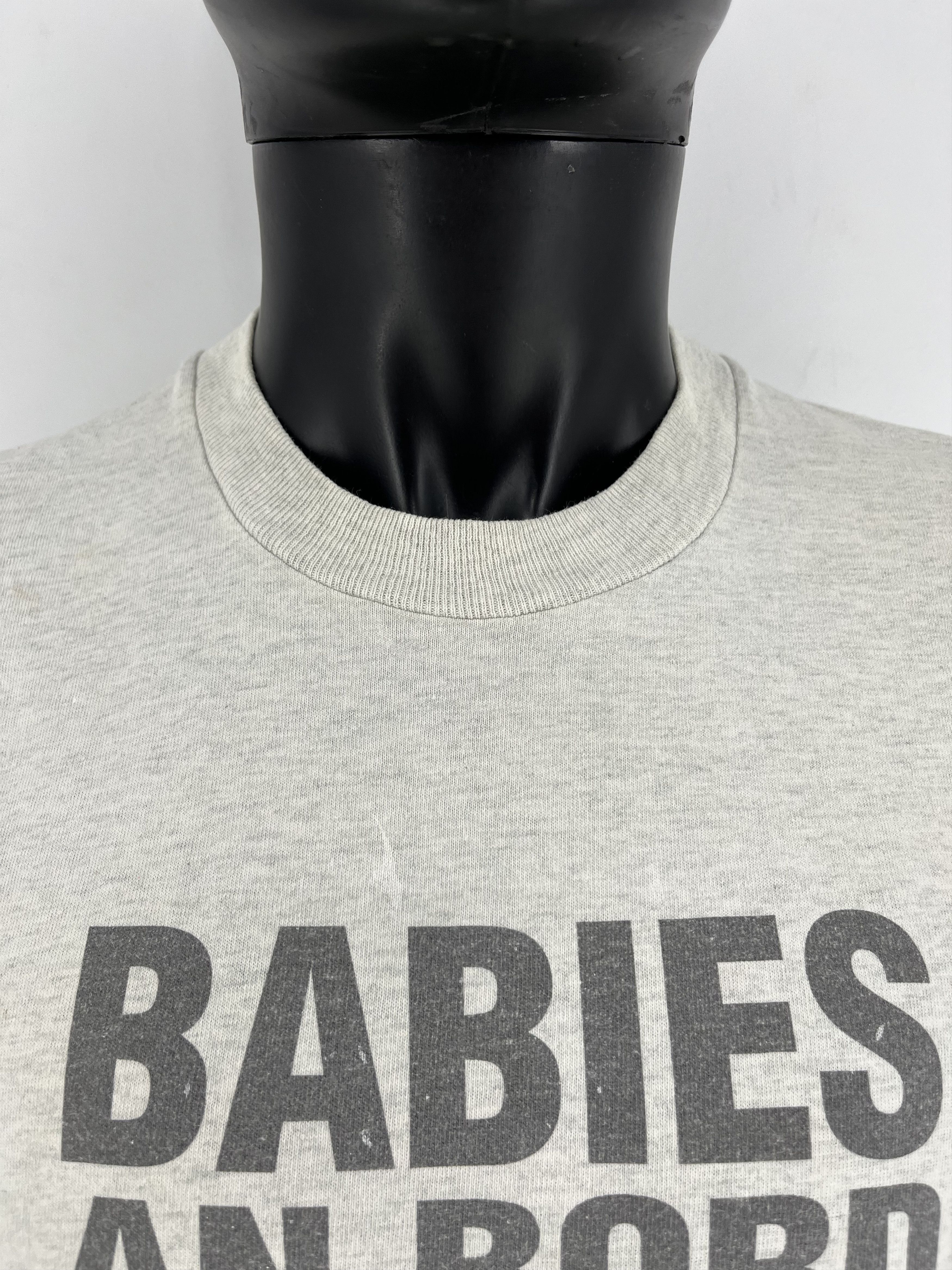 Band Tees Vintage Y2K Humor “Babies An Bord“ Size US XXL / EU 58 / 5 - 7 Thumbnail