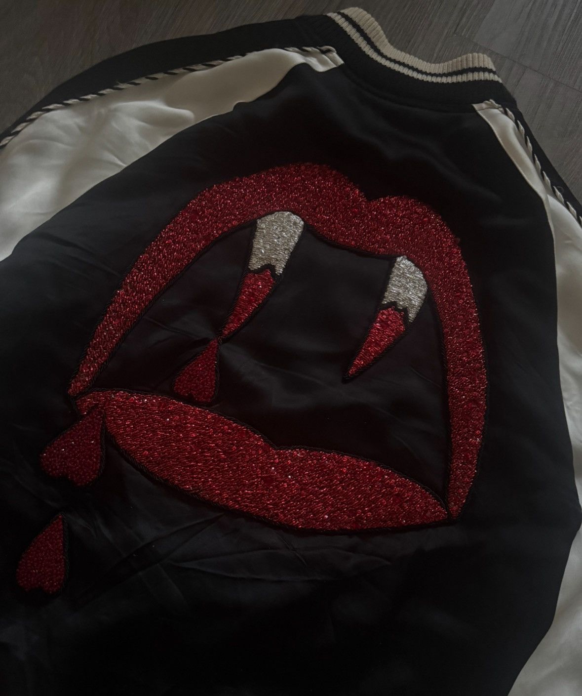 Saint Laurent Paris Saint Laurent SS14 Bloodluster Satin Jacket Size US XS / EU 42 / 0 - 2 Thumbnail