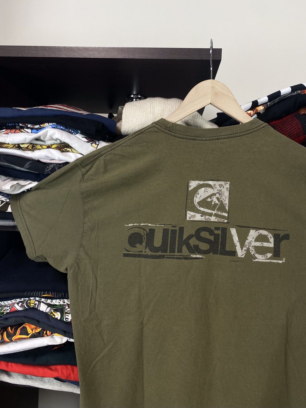 Quiksilver × Vintage Vintage Quiksilver Big Logo TEE Size US L / EU 52-54 / 3 - 8 Thumbnail