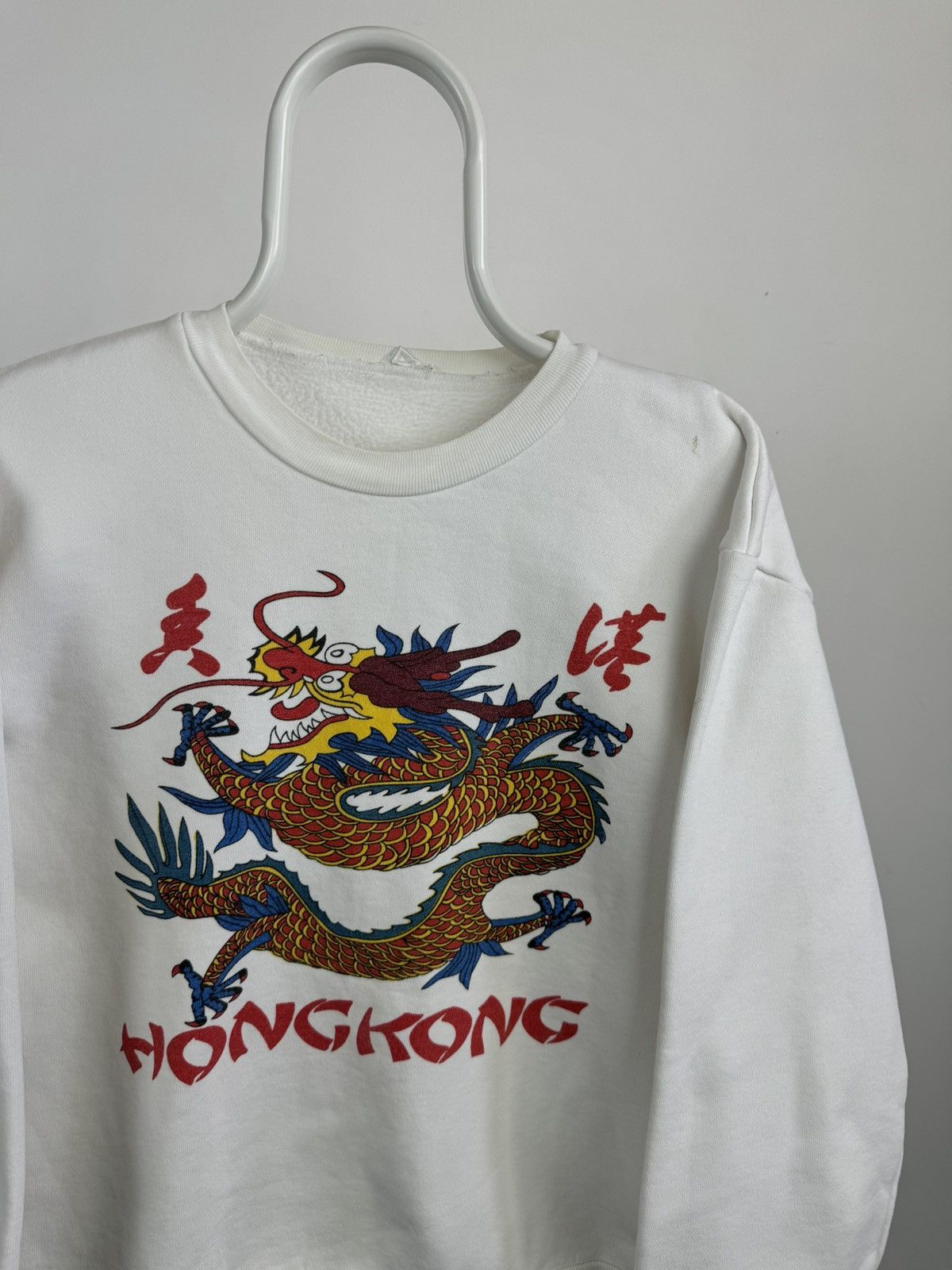 Vintage Vintage Hong Kong Chinese Style Big Logo Sweatshirt Size US M / EU 48-50 / 2 - 2 Thumbnail