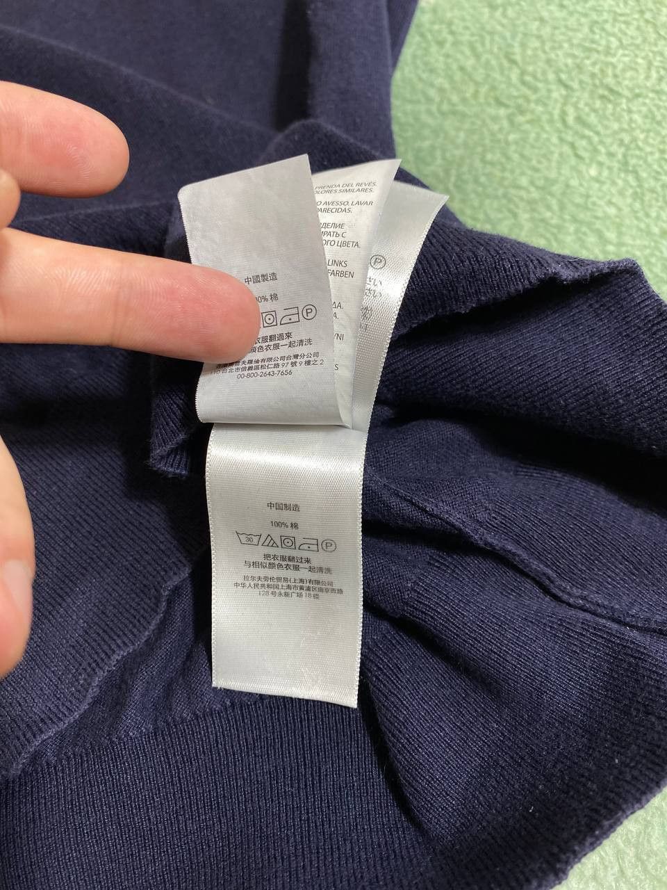 Polo Ralph Lauren Polo Ralph Lauren longsleeve polo rugby navy white Size US M / EU 48-50 / 2 - 4 Thumbnail