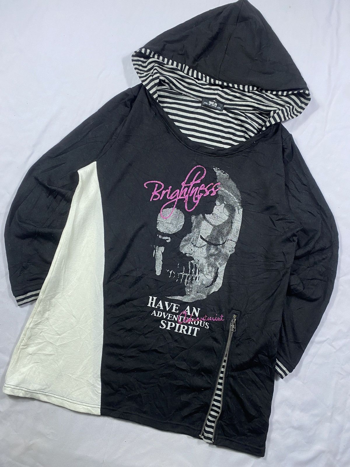 Japanese Brand JAPANESE PLG HOODIE POEM GOTHIC PUNK LGB STYLE Size US L / EU 52-54 / 3 - 3 Thumbnail