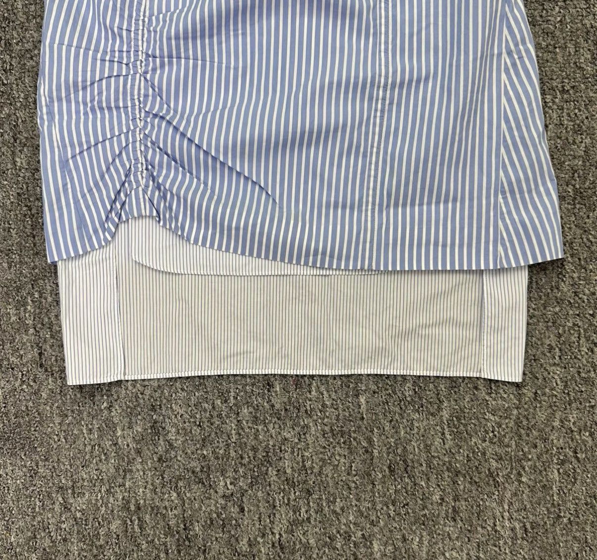 Dior Dior blue white striped irregular skirt K12 Size 24" / US 00 / IT 34 - 5 Thumbnail