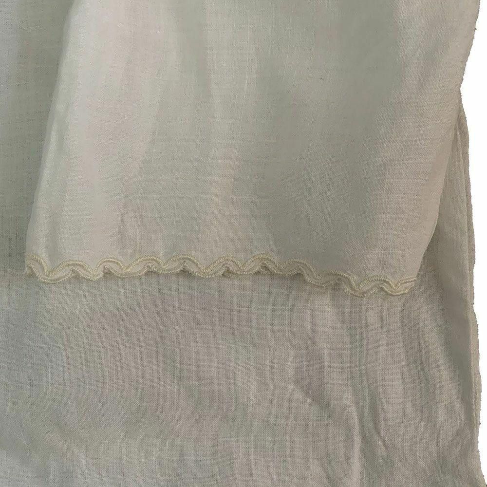 Designer New White Hand Made Embroidered Blouse L Size L / US 10 / IT 46 - 4 Thumbnail