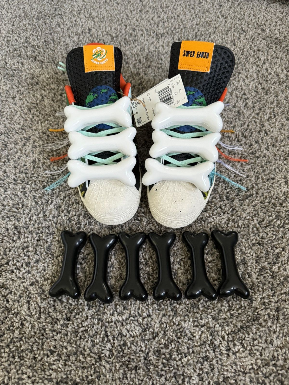 Jeremy Scott 2 sets of Adidas Jeremy Scott Bones Size ONE SIZE - 3 Thumbnail