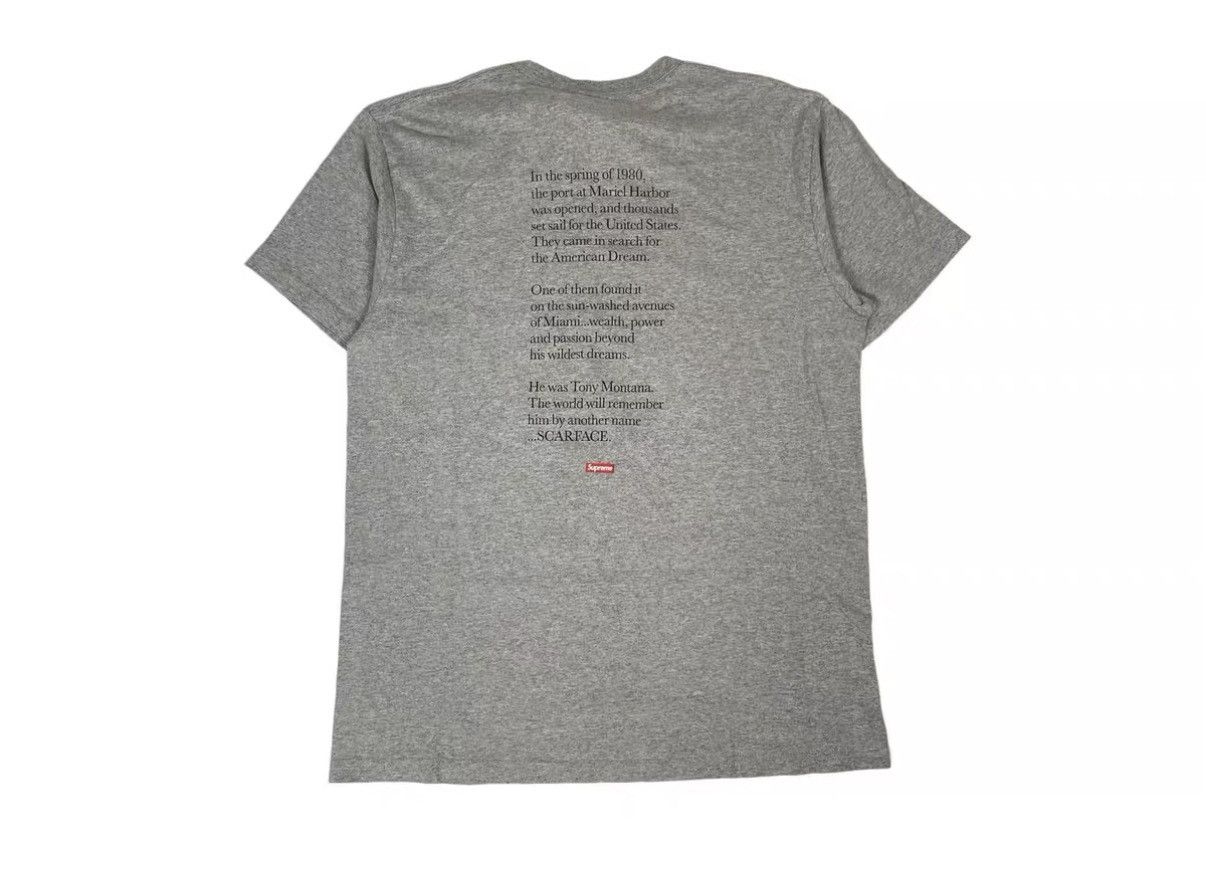 Supreme Supreme x Scarface 17FW Tee J31 Size US M / EU 48-50 / 2 - 2 Thumbnail