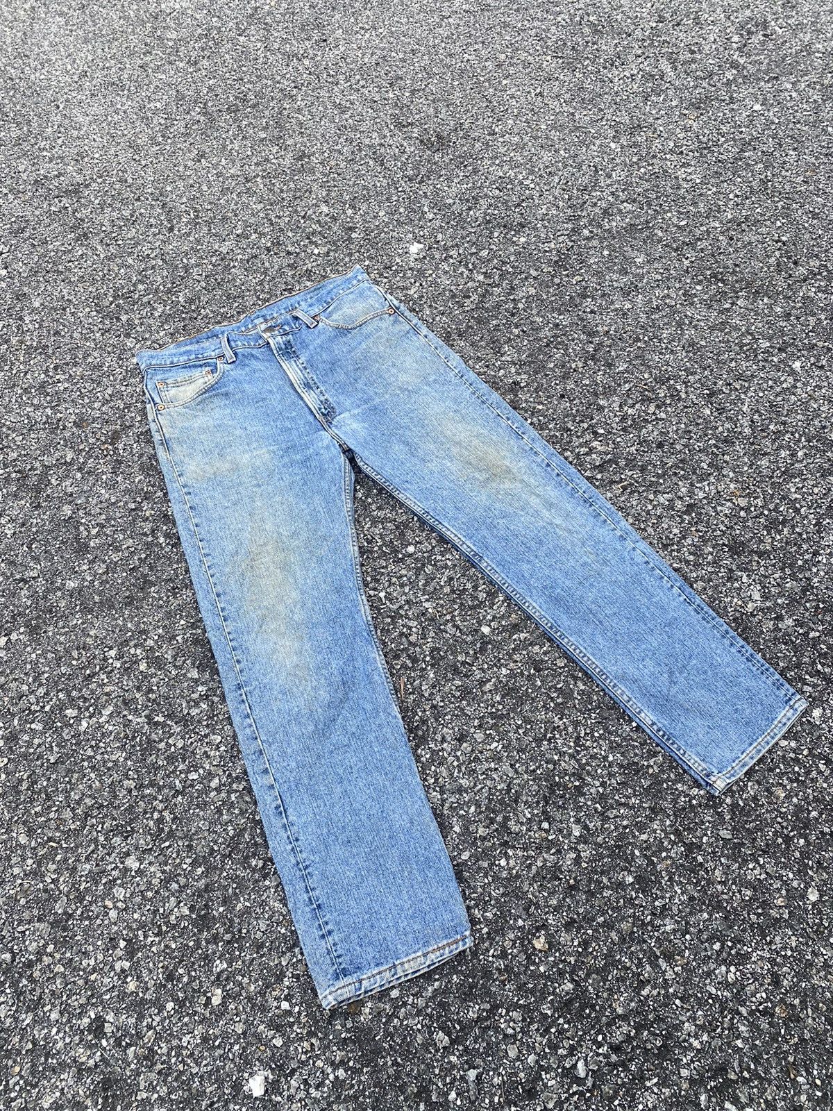 Levi's × Vintage Vintage Levis 505 Single R Straight Cutting Size US 36 / EU 52 - 2 Thumbnail