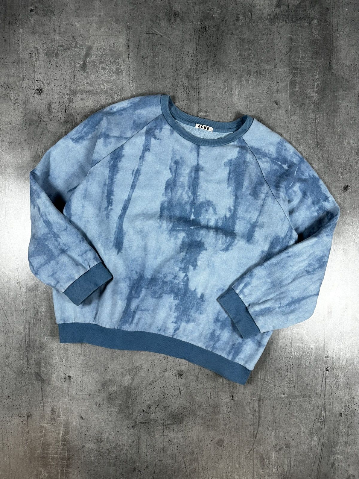 Vintage Acne Studios Brian Print UW13 Tie dye