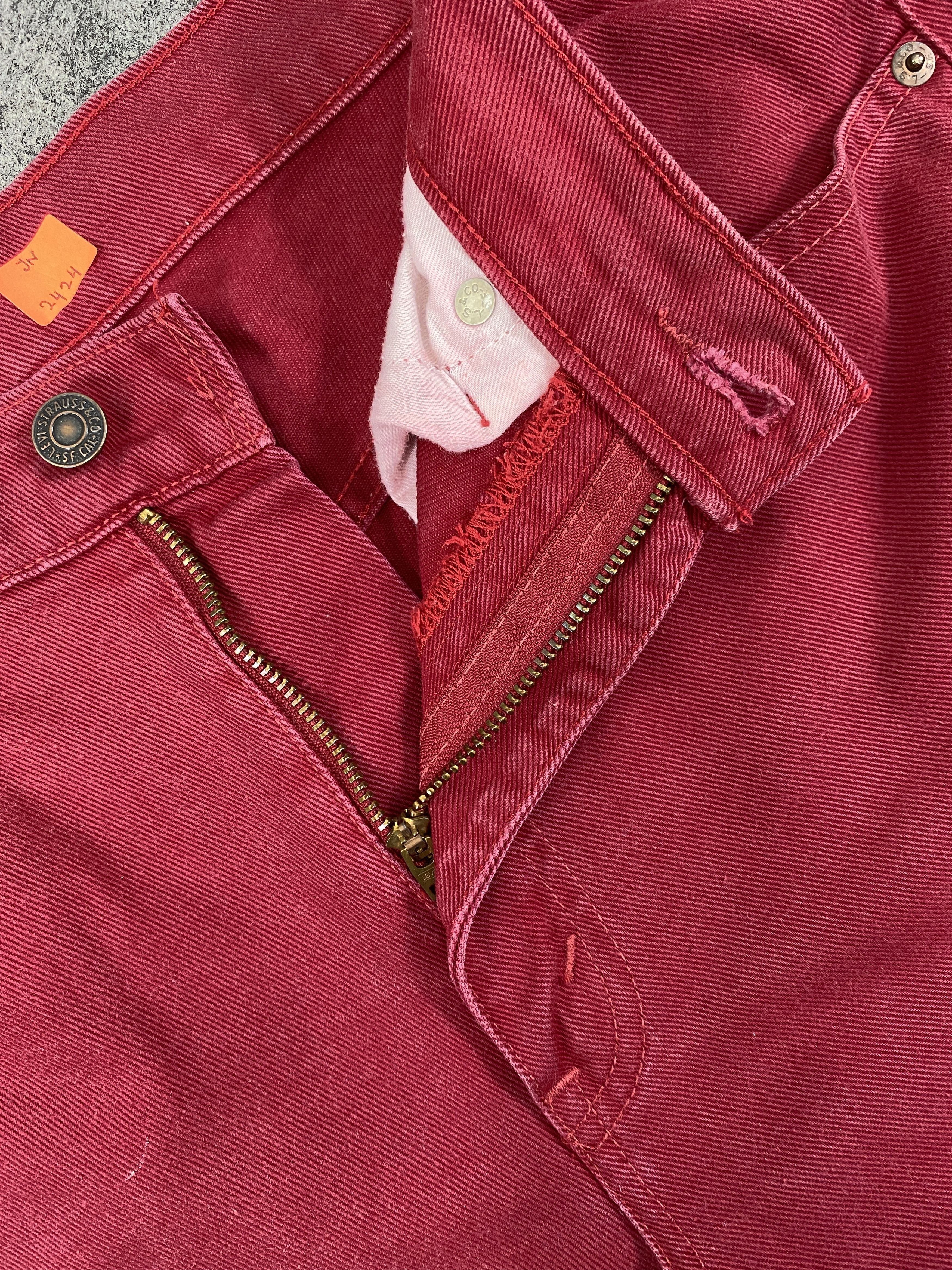 Levi's Red Vintage Levi's 517 Flare Bootcut 31x27 Denim -JN2424 Size US 31 - 6 Thumbnail