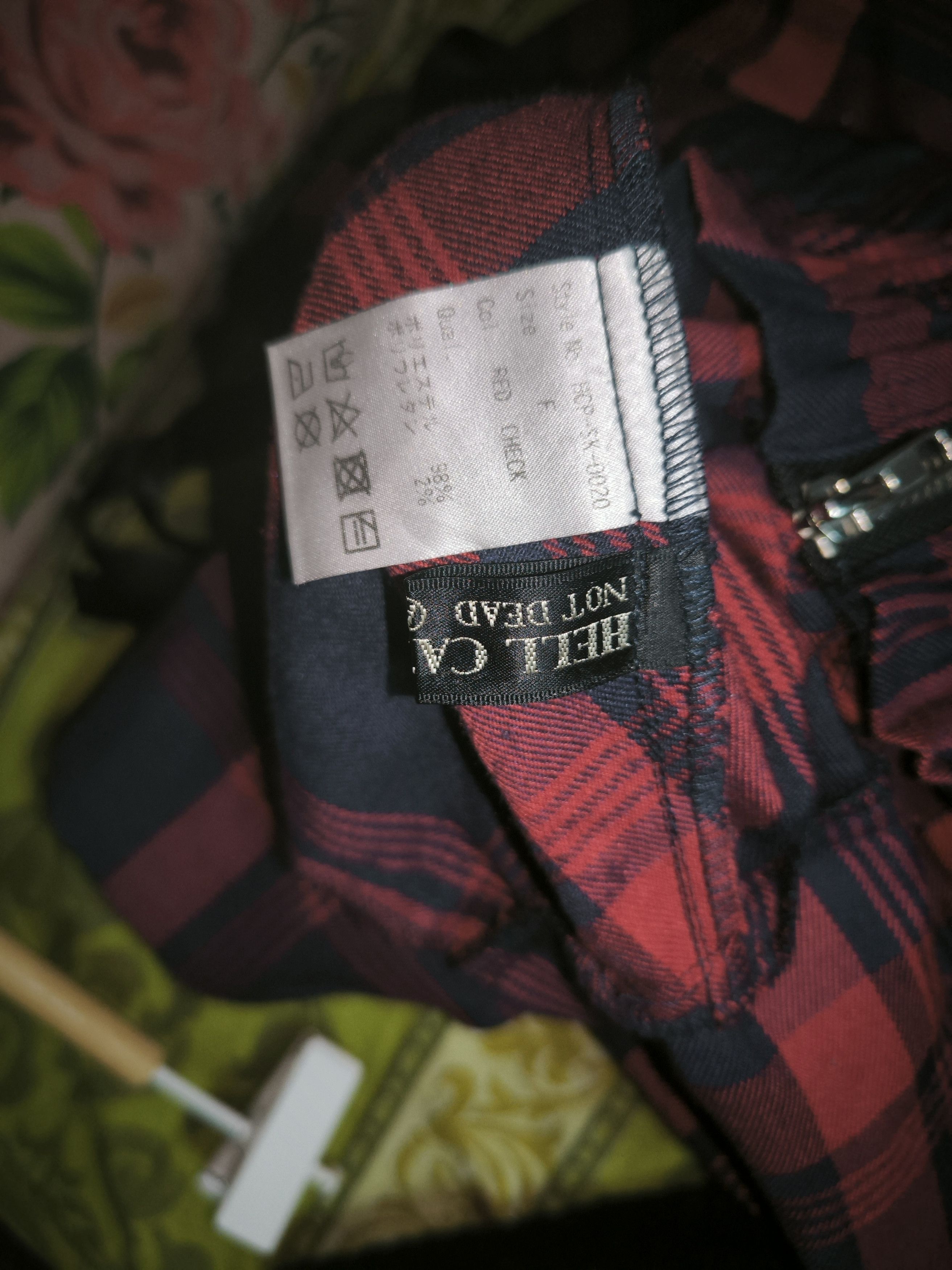 Japanese Brand × Seditionaries Red Blue Plaid Tartan Bondage By Hell Cat Punks Mini Skirt Size 30" / US 8 / IT 44 - 6 Thumbnail