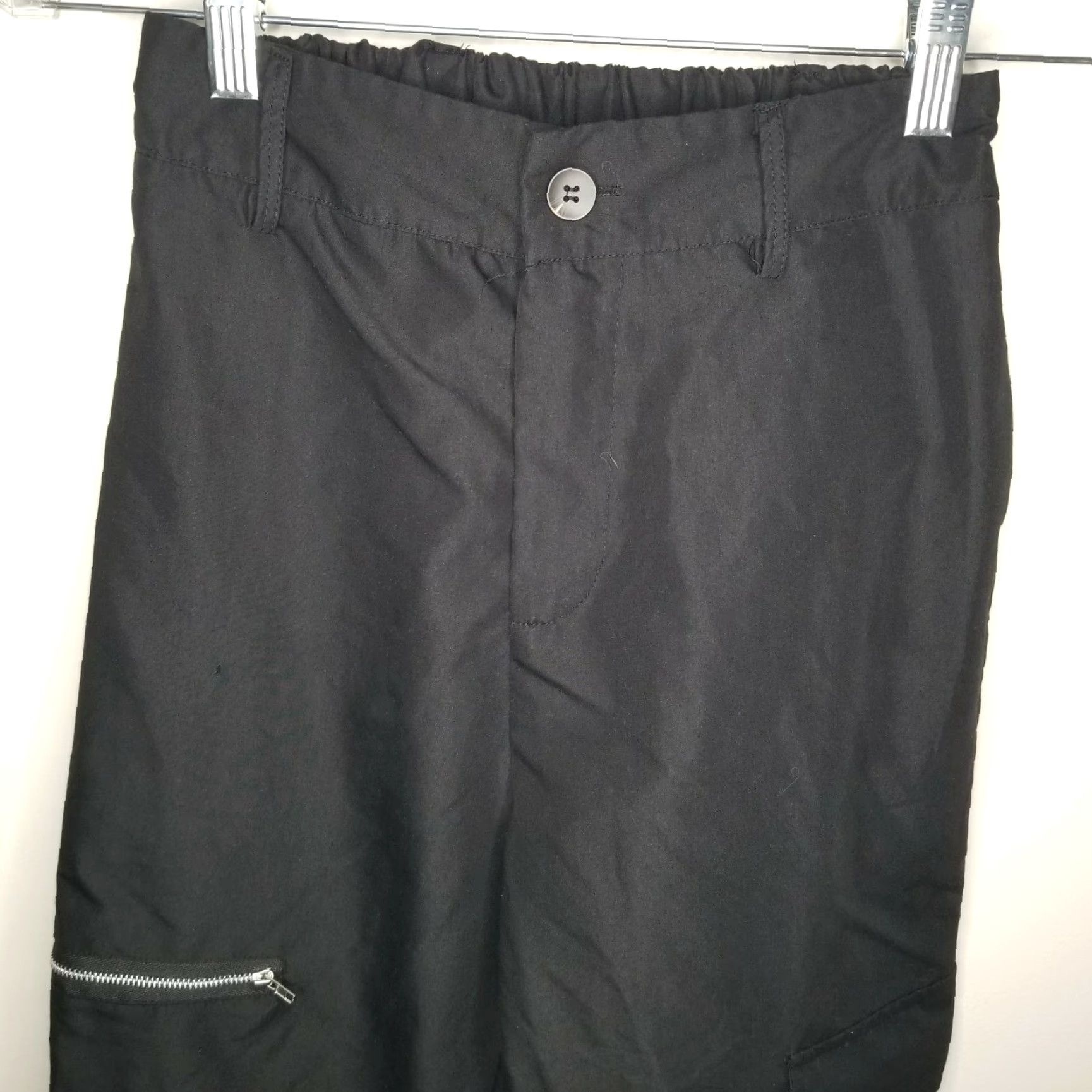 Shein VINTAGE? No — It's SheIn Women Jogger Pants Elastic Waist Black S, Women's Joggers, Size Small, Black, Elastic Waist, Zipper, SheIn Brand Size 28" / US 6 / IT 42 - 2 Thumbnail