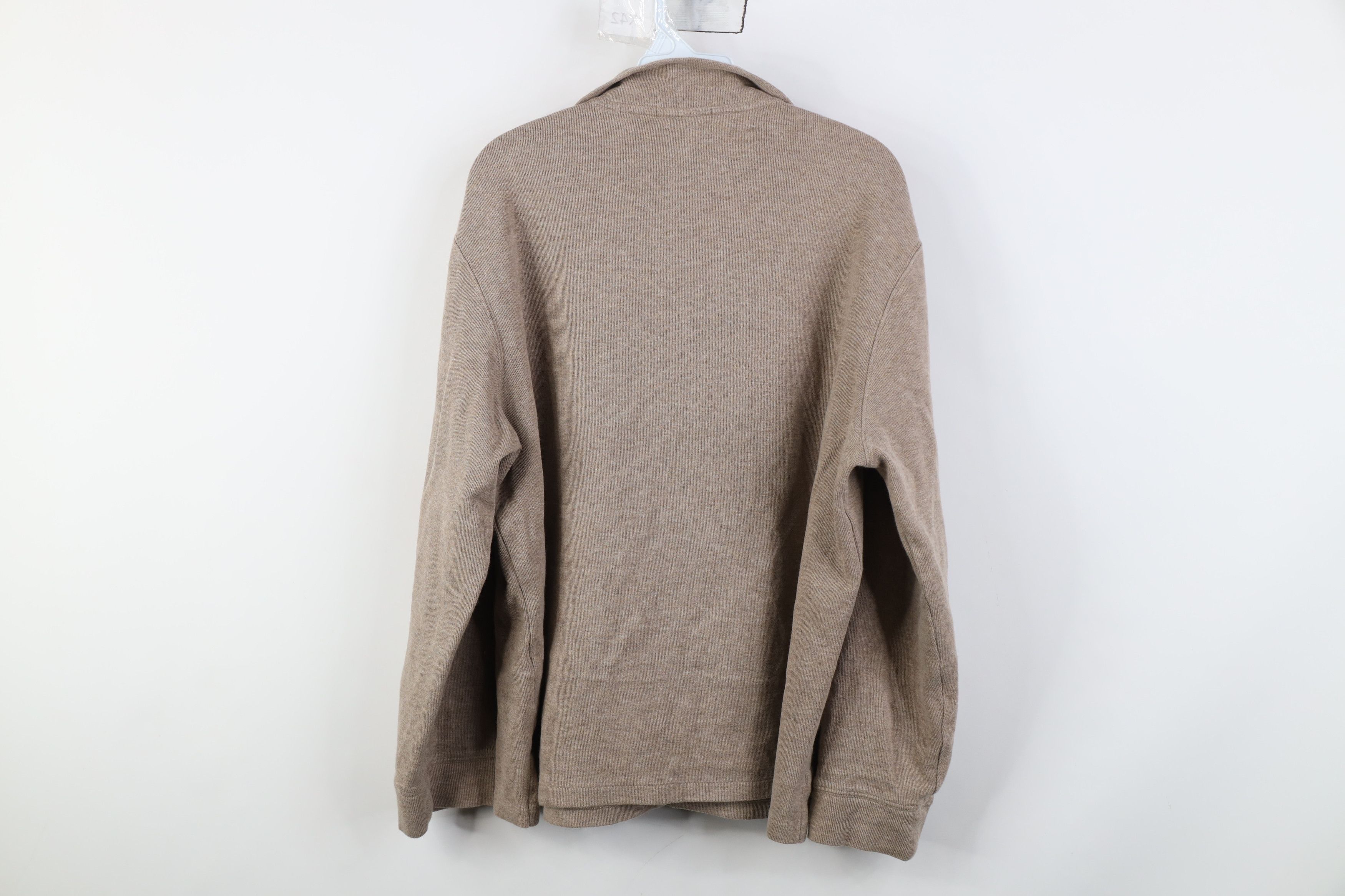 Ralph Lauren Vintage Ralph Lauren Cotton Ribbed Knit 1/4 Half Zip Sweater Size US L / EU 52-54 / 3 - 10 Thumbnail