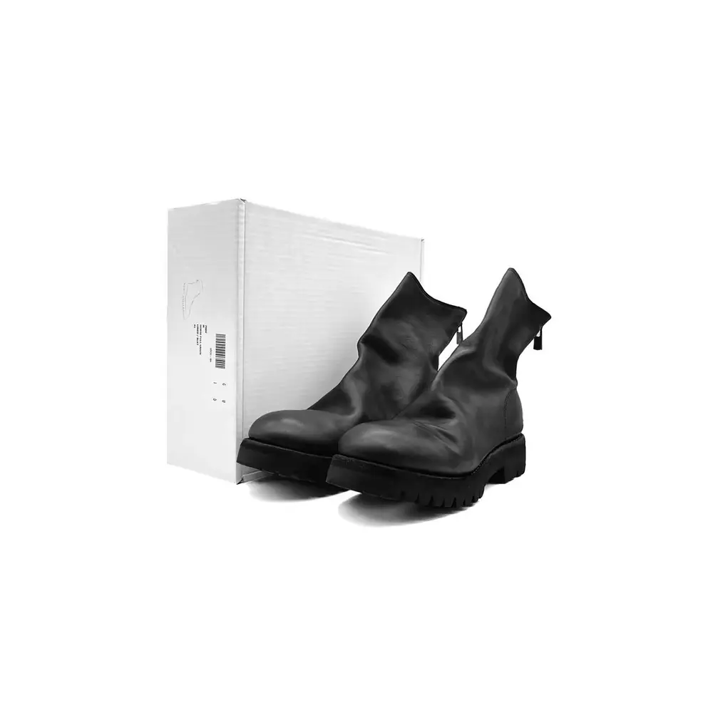 Guidi GUIDI 796V Horse Full Grain Back Zip Boots Size US 7 / EU 40 - 3 Thumbnail