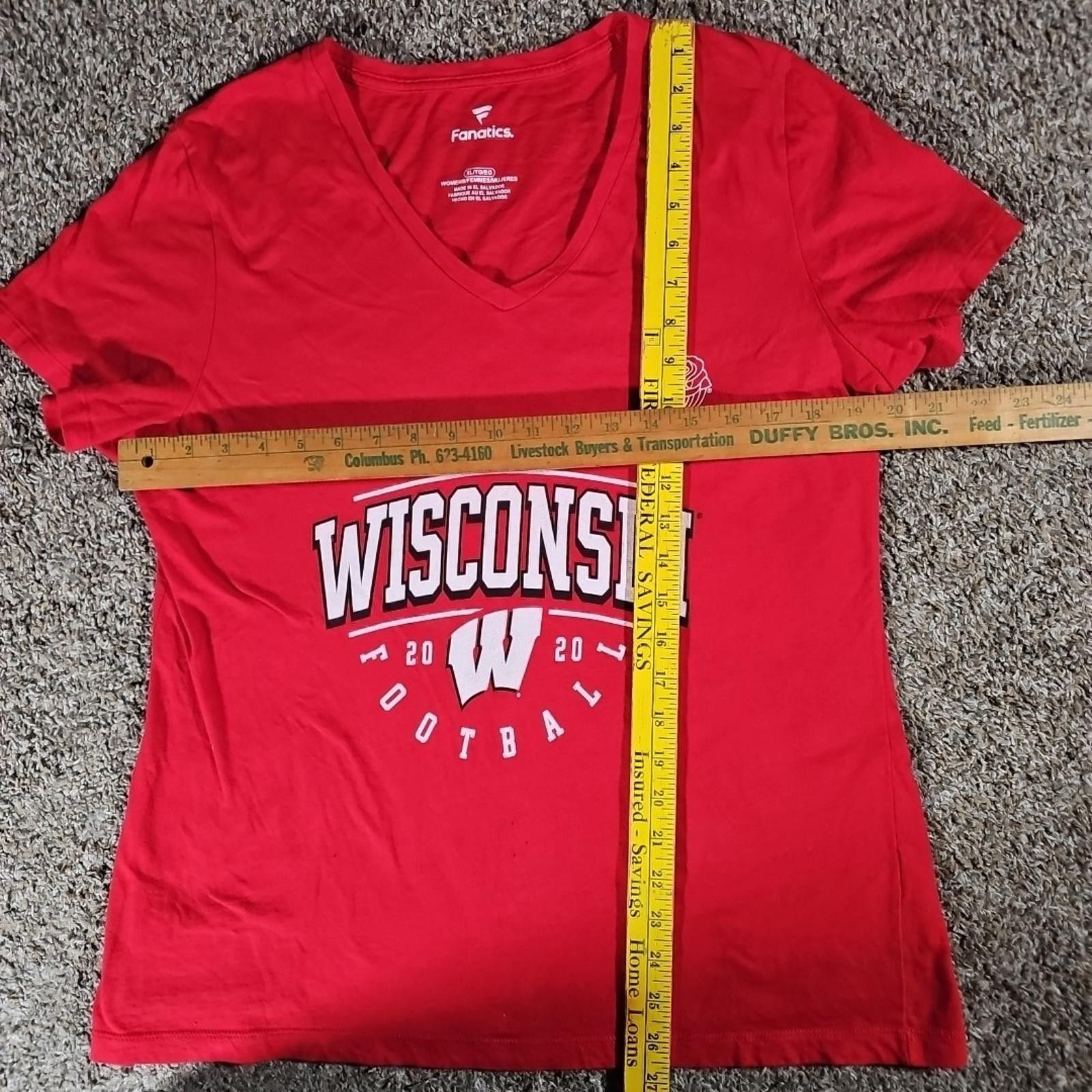 Other Fanatics XL Vneck WI Badgers 2020 Rose Bowl Tshirt Size XL / US 12-14 / IT 48-50 - 6 Thumbnail