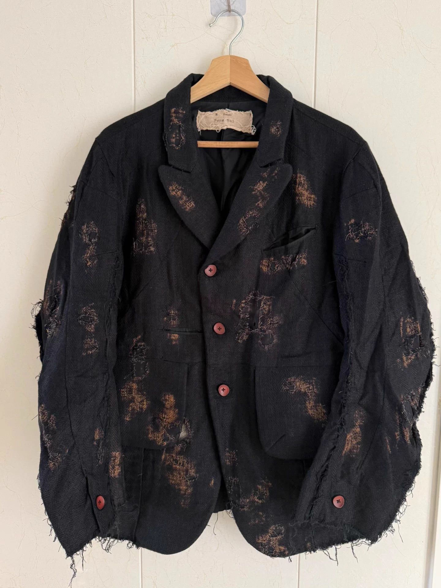 Other Pengtai Homme Destroyed Jacket 48 Size US M / EU 48-50 / 2 - 1 Thumbnail