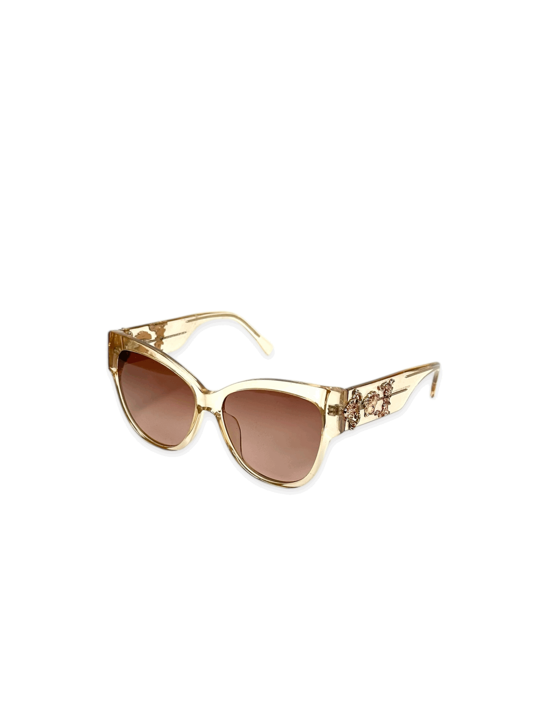 Versace Versace Transparent Medusa Barocco Wayfarer Sunglasses Size ONE SIZE - 1 Thumbnail