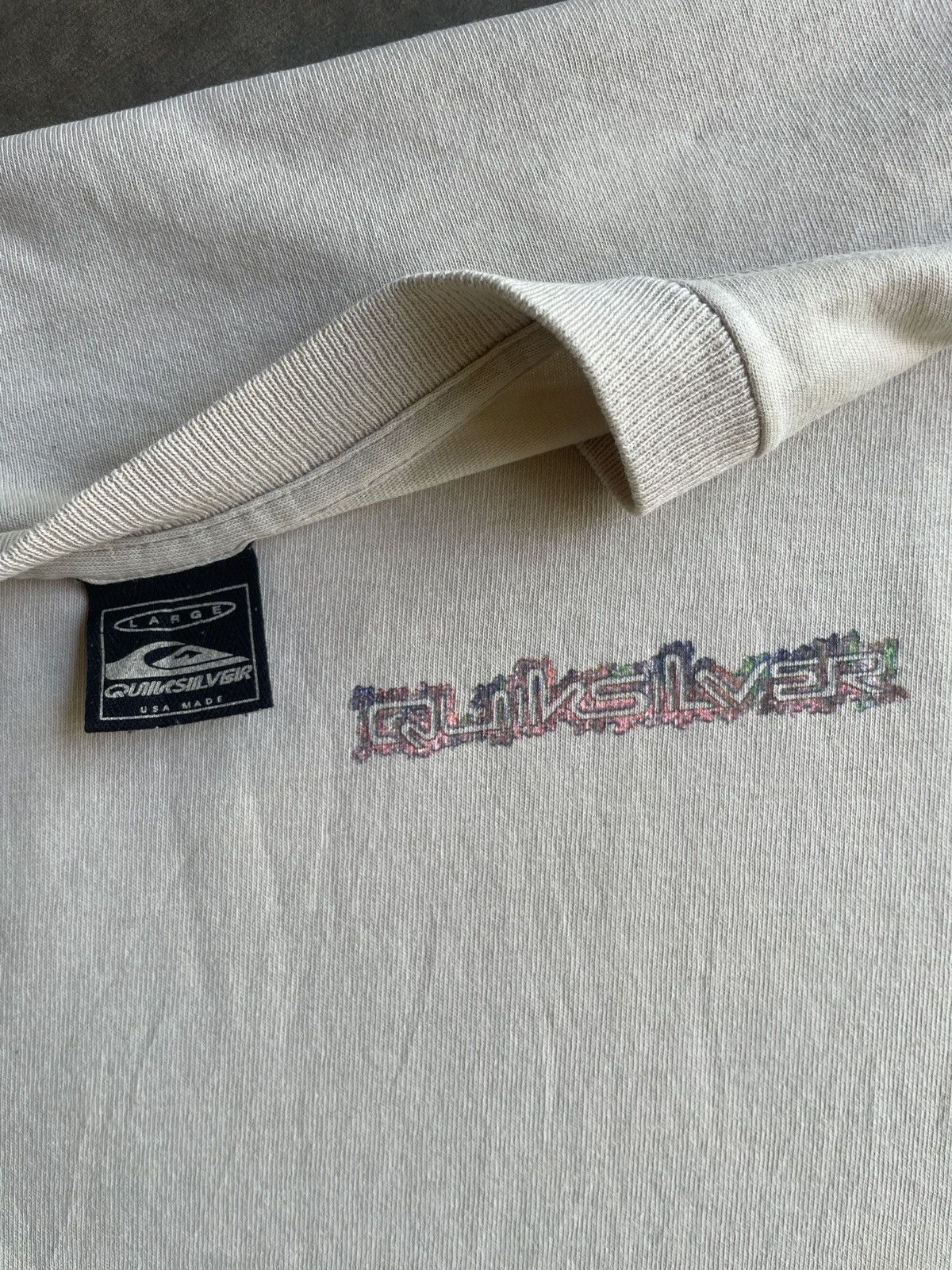 Quiksilver Vintage 90s Quiksiilver Surf Skate T Shirt L fit XL Size US L / EU 52-54 / 3 - 6 Thumbnail