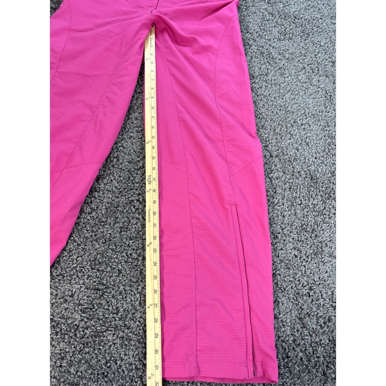Nike VINTAGE Nike Pants Women Medium Hot Pink Baggy Cargo Y2K High Rise Khakis Straight M Womens Size 32" / US 10 / IT 46 - 2 Thumbnail